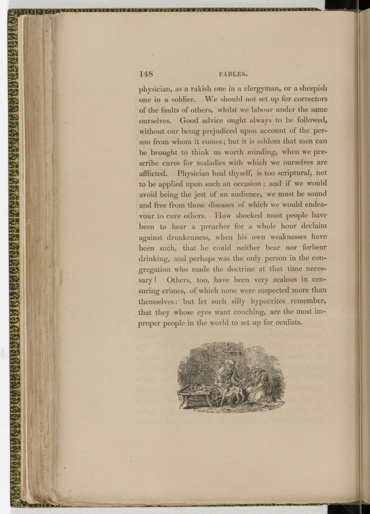 Tailpiece (page 148) from The Fables of Aesop