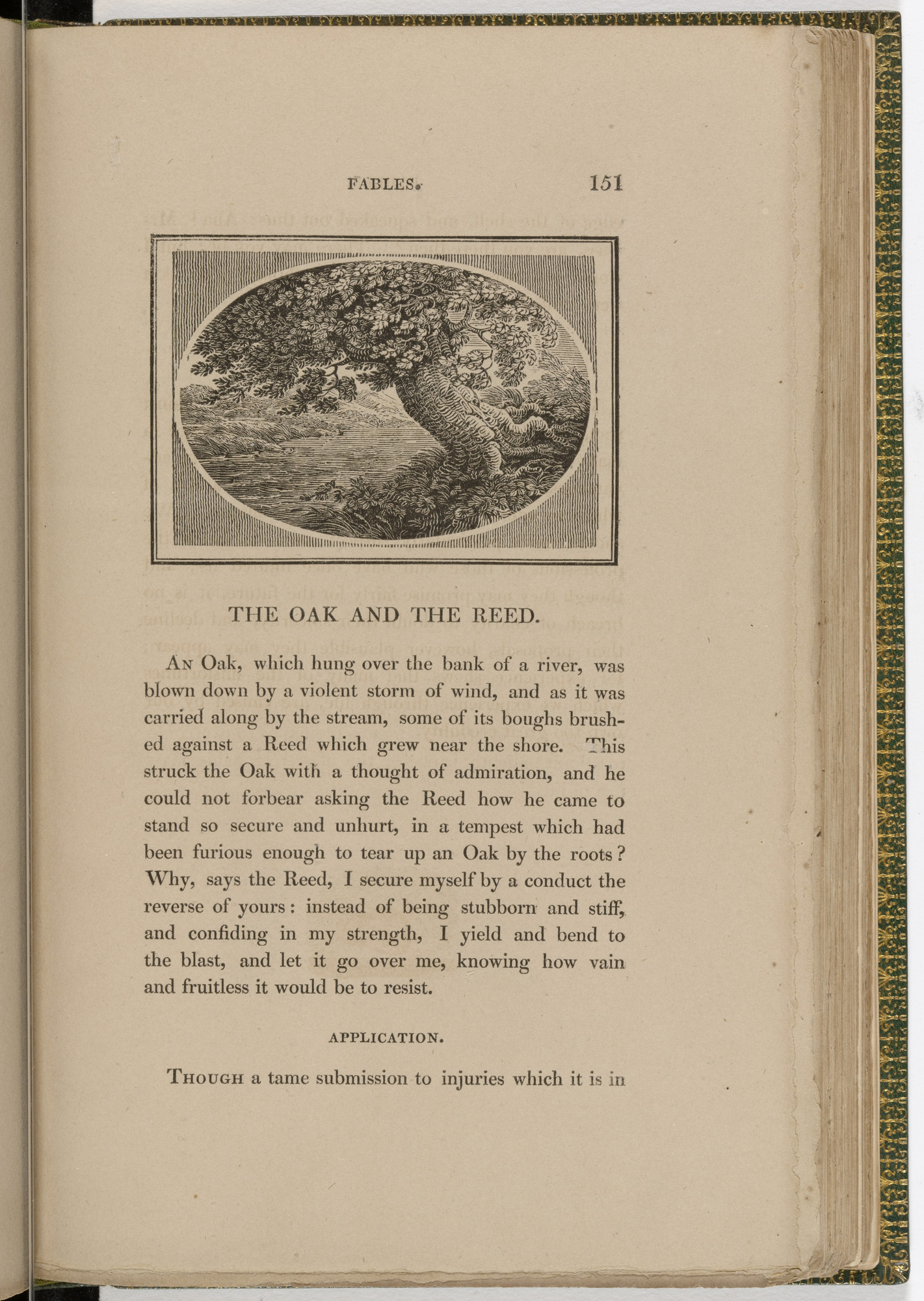 Thomas Bewick. Headpiece (page 151) from The Fables of Aesop