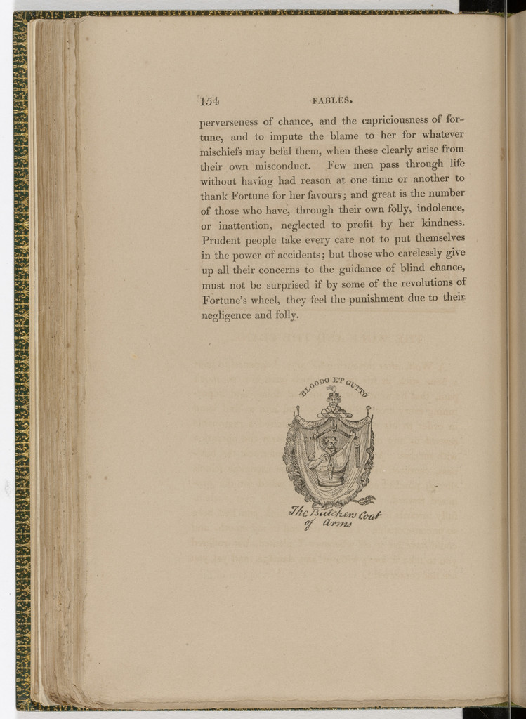 Tailpiece (page 154) from The Fables of Aesop