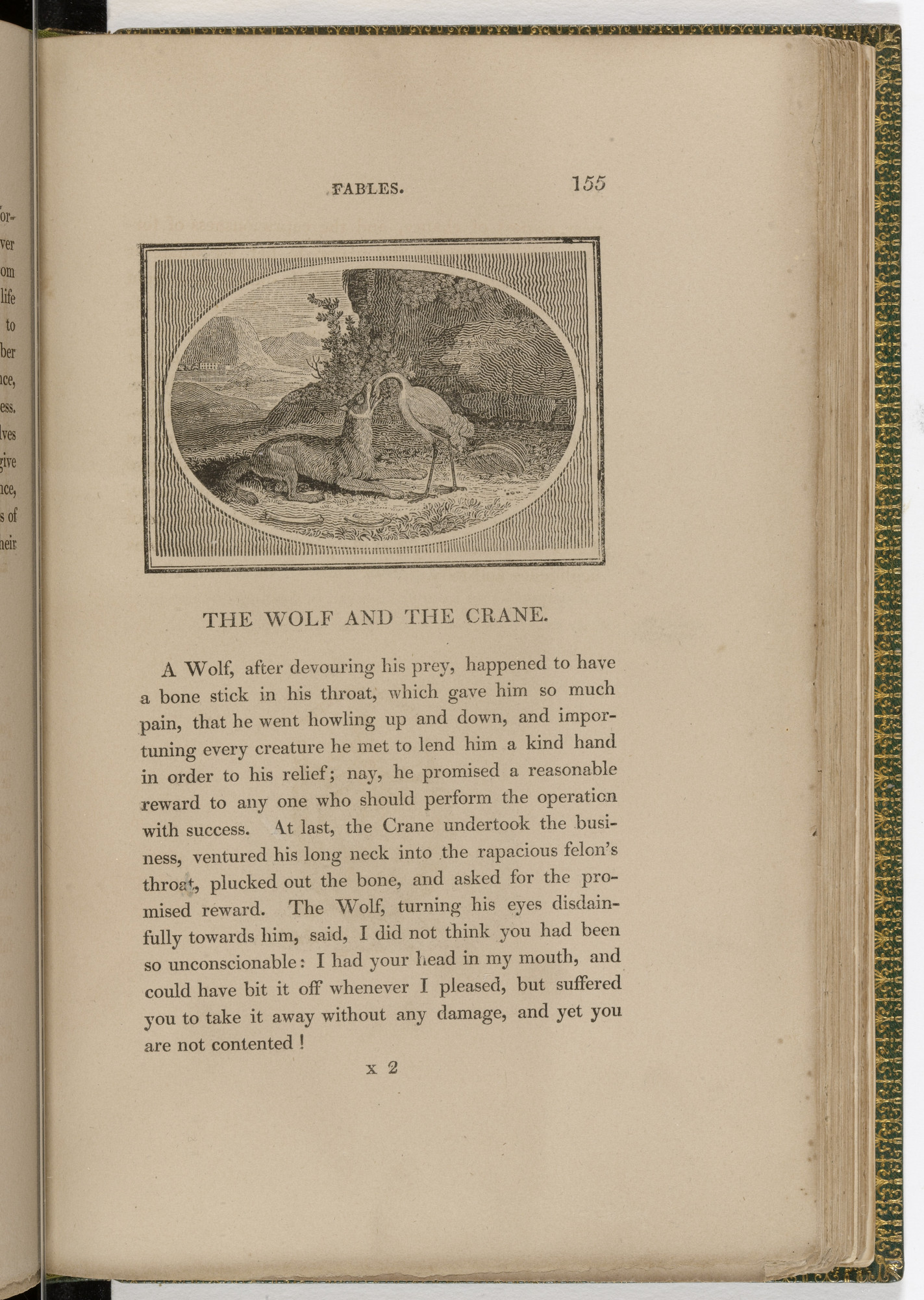 Thomas Bewick. Headpiece (page 155) from The Fables of Aesop
