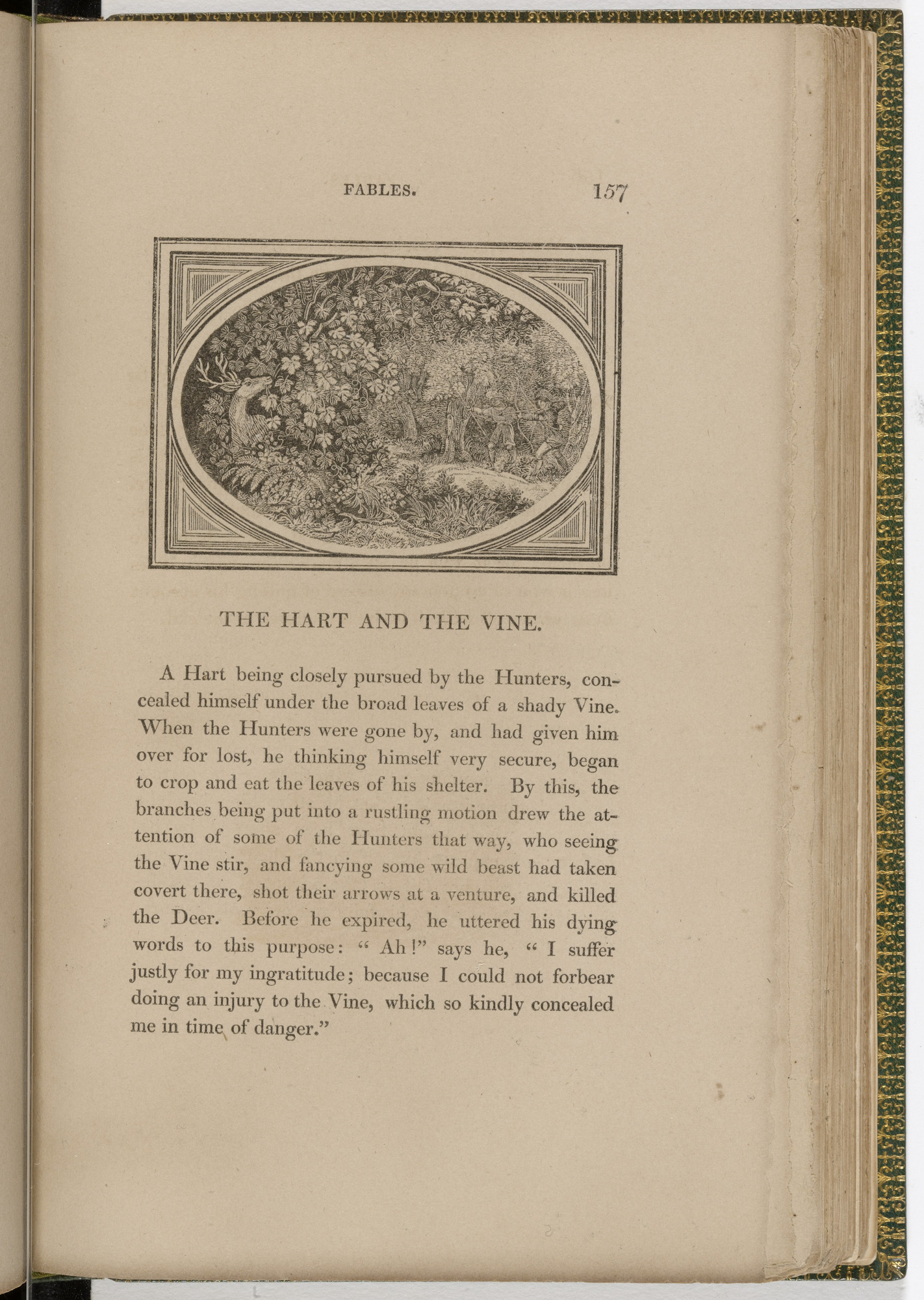 Thomas Bewick. Headpiece (page 157) from The Fables of Aesop