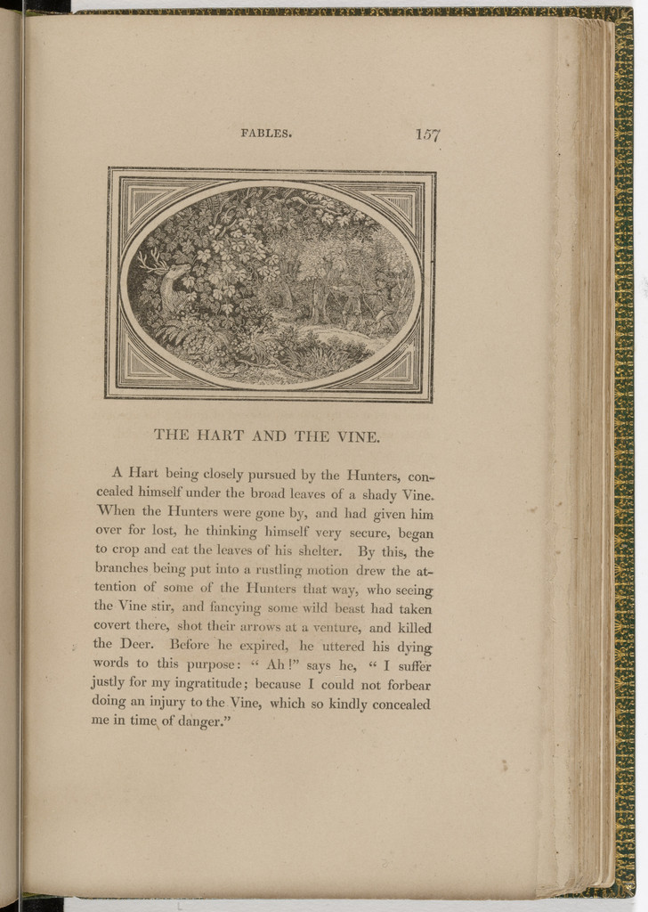 Headpiece (page 157) from The Fables of Aesop