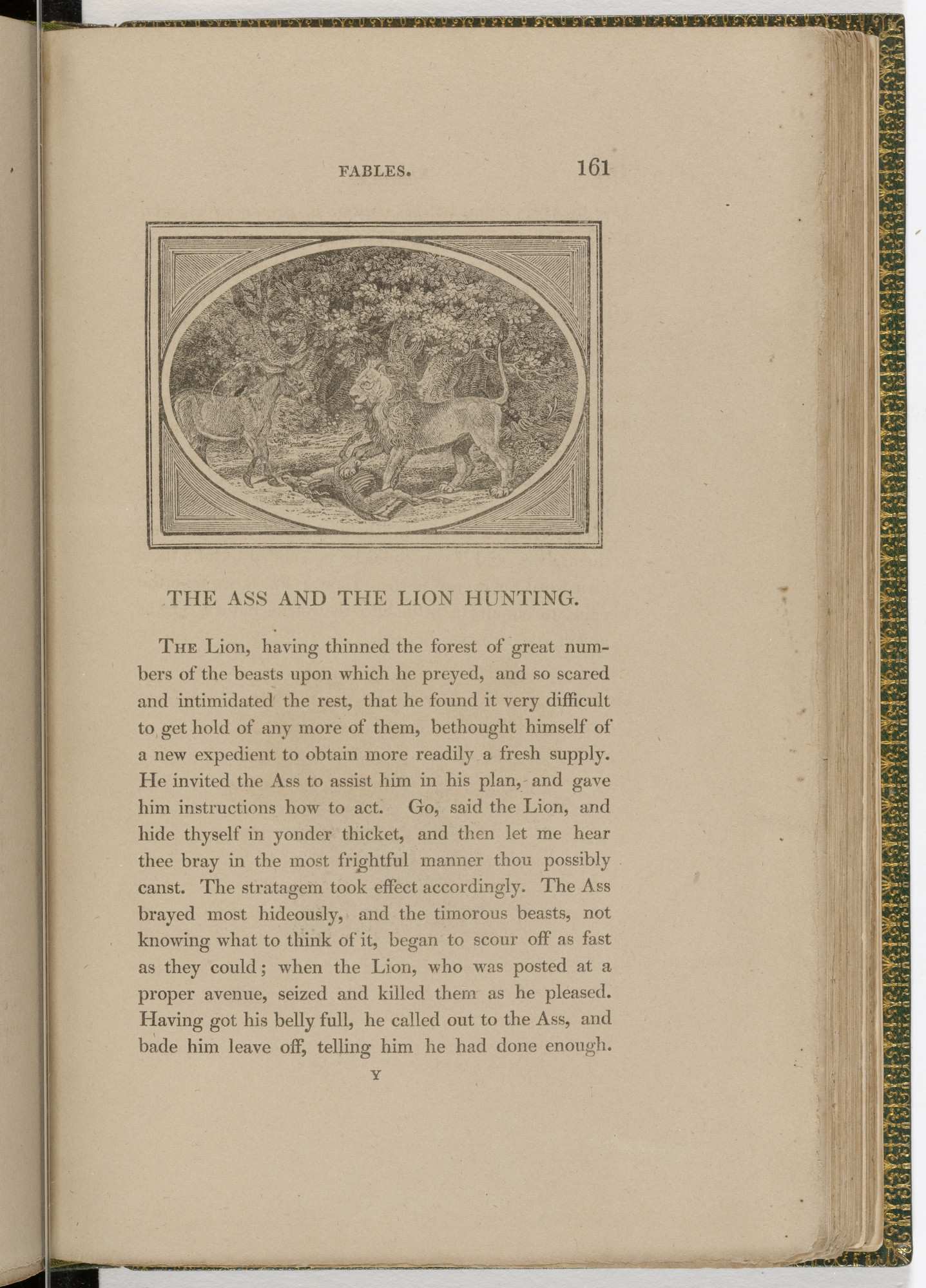 Thomas Bewick. Headpiece (page 161) from The Fables of Aesop