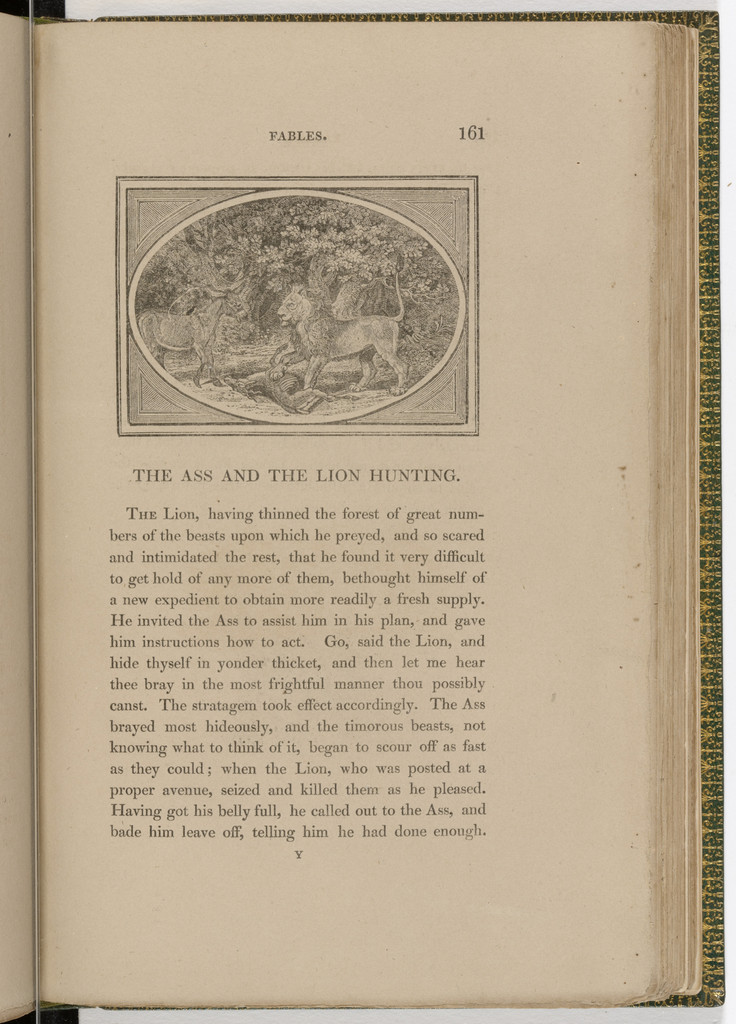 Headpiece (page 161) from The Fables of Aesop