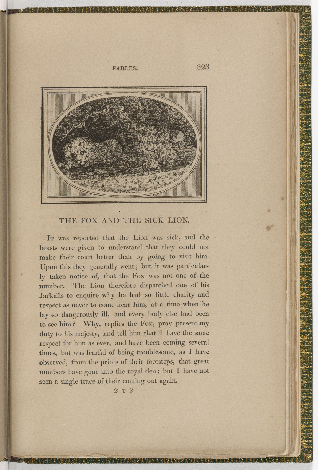 Thomas Bewick. Headpiece (page 323) from The Fables of Aesop
