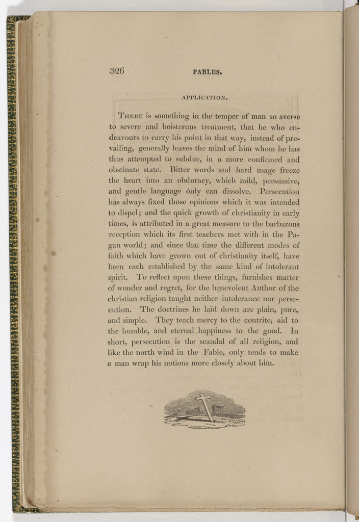 Tailpiece (page 326) from The Fables of Aesop