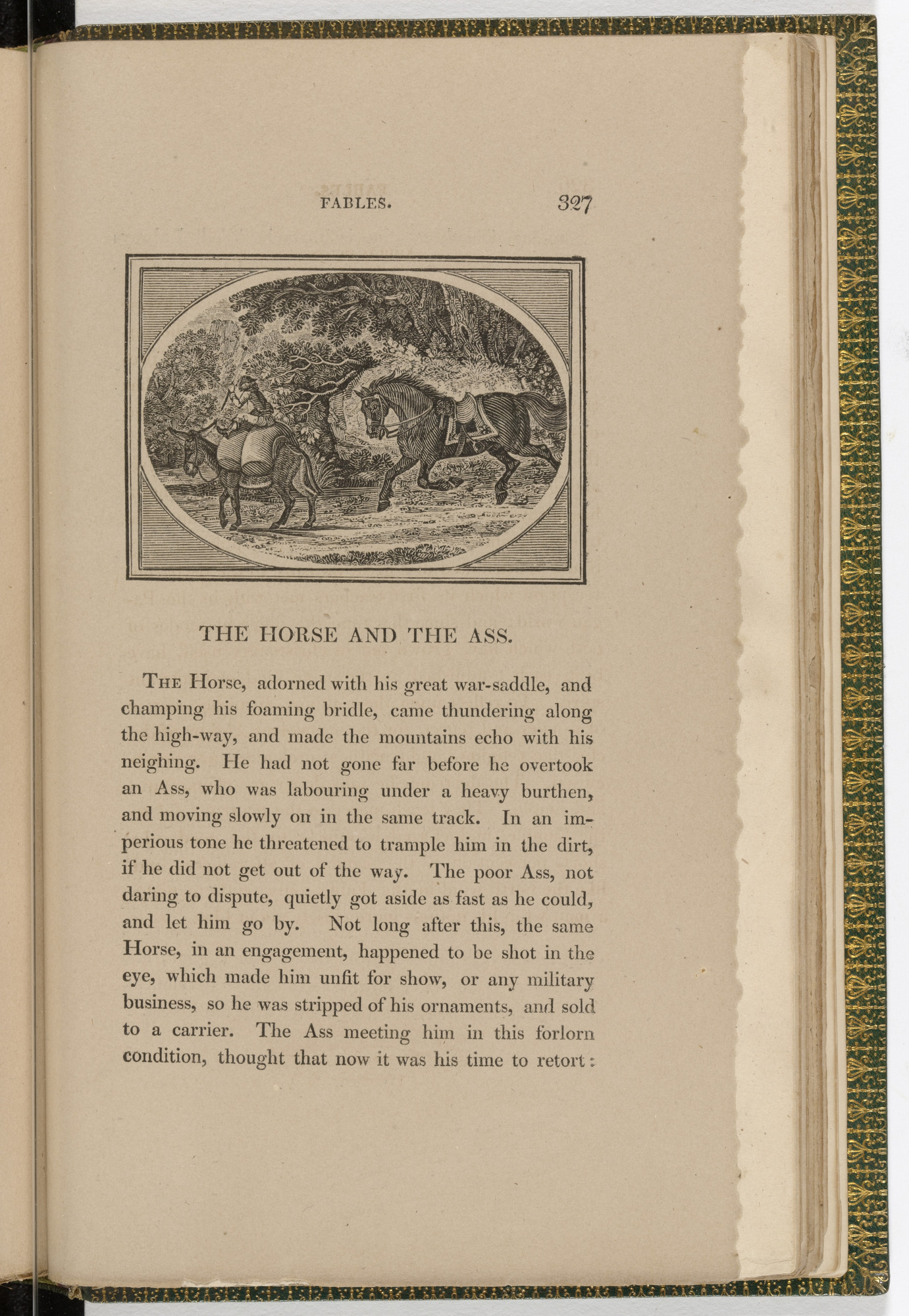 Thomas Bewick. Headpiece (page 327) from The Fables of Aesop