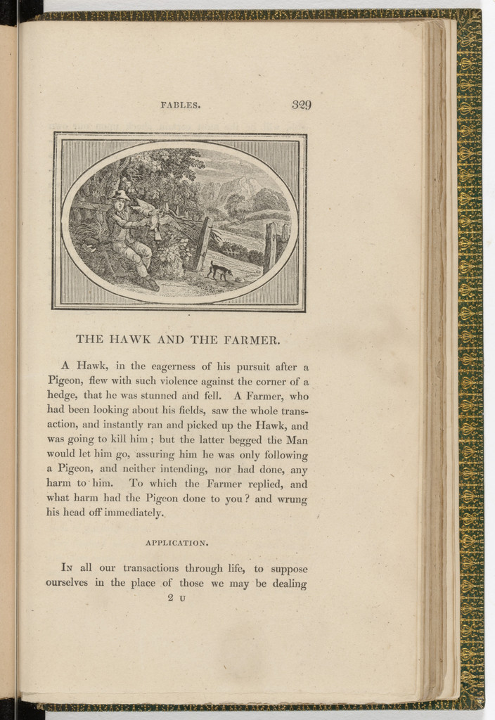 Headpiece (page 329) from The Fables of Aesop