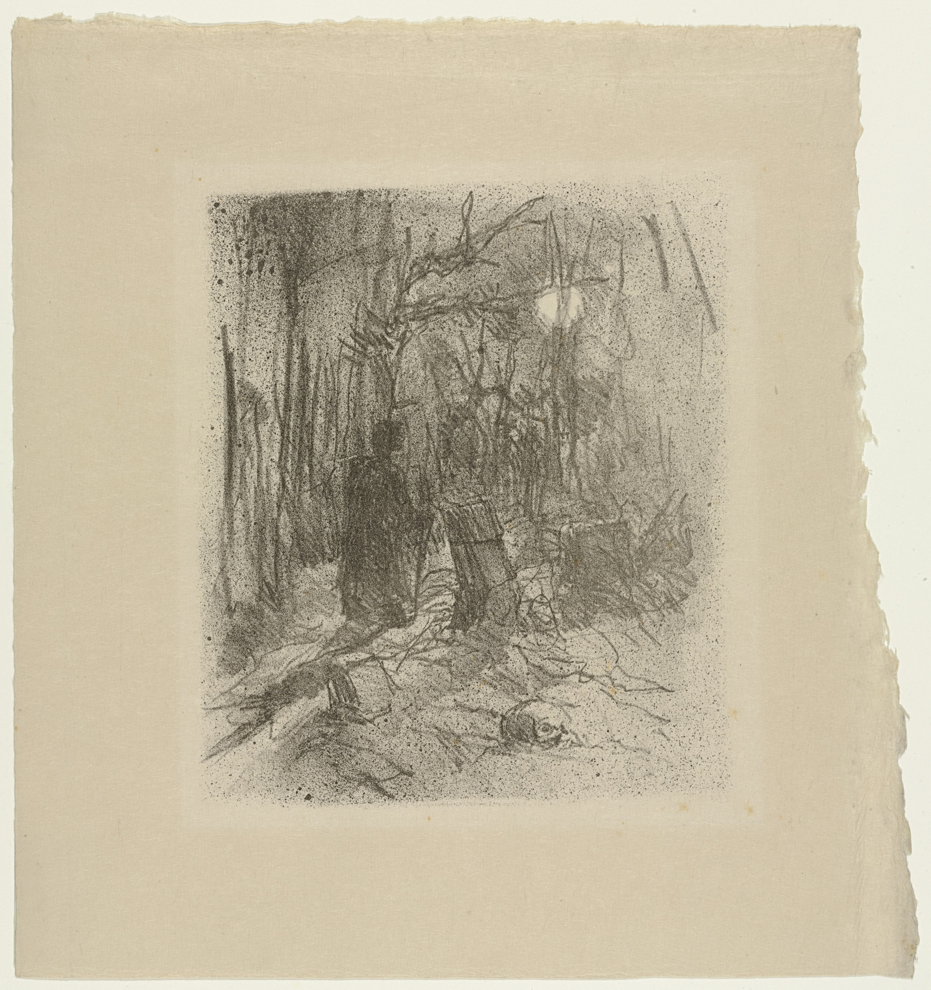 Henri de Toulouse-Lautrec. Busk Cemetery ( Le cimetière de Busk )