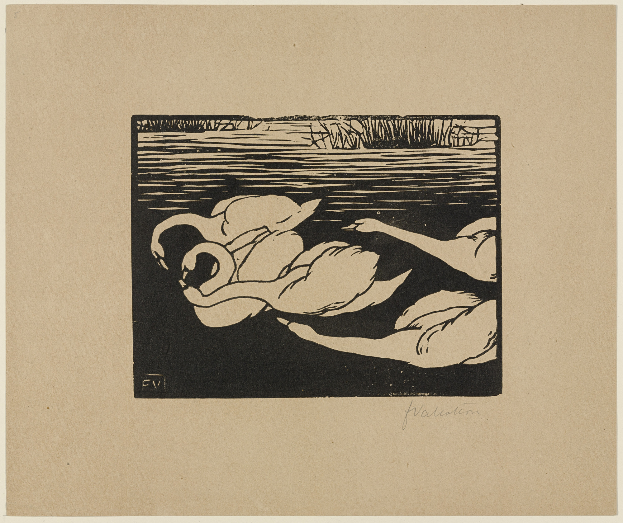Félix Vallotton. The Swans. 1892 | MoMA