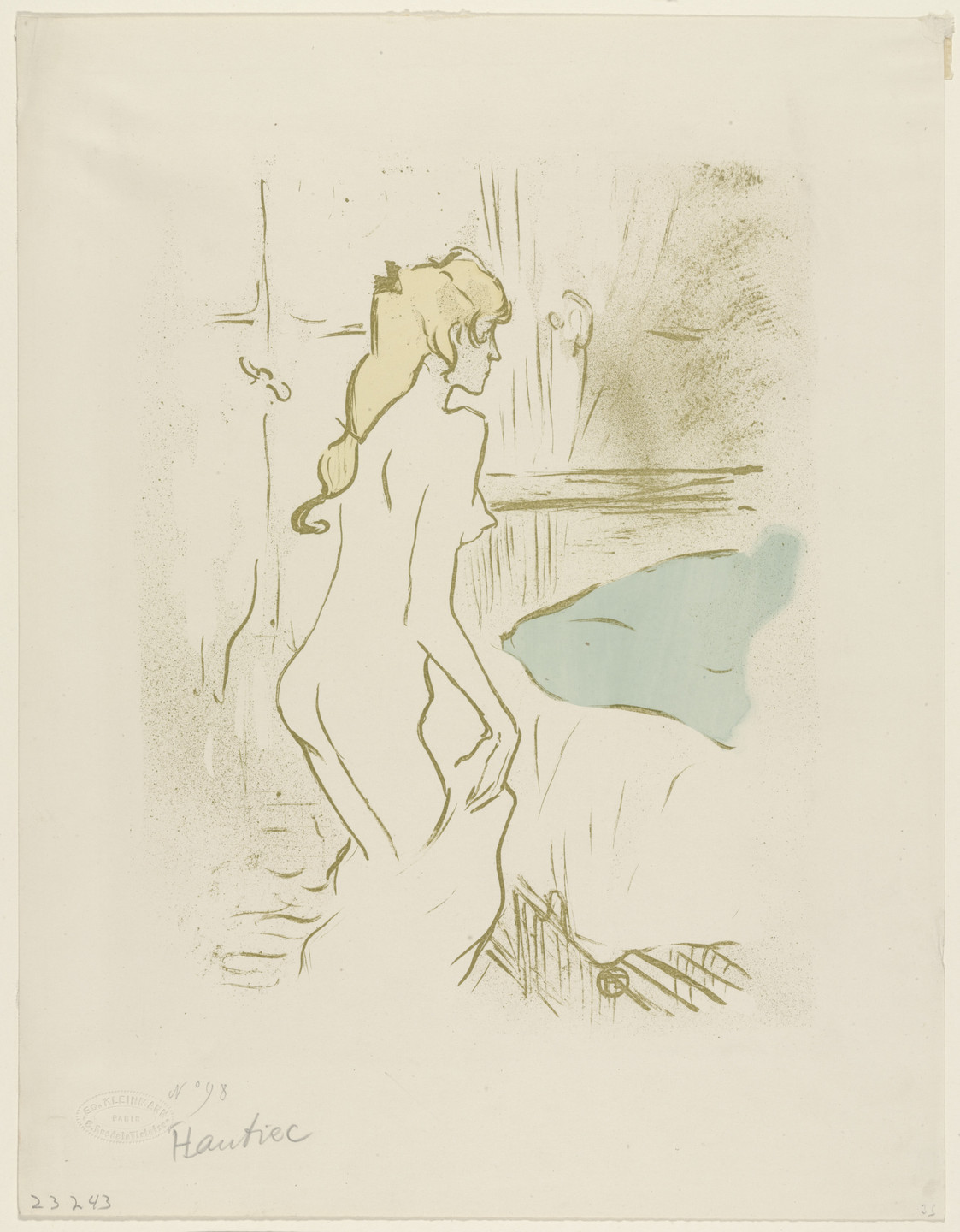 Henri de Toulouse-Lautrec. Study of a Woman (Étude de femme). 1893