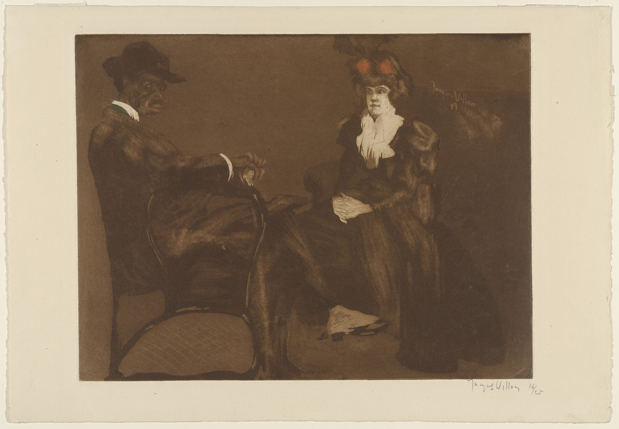 Jacques Villon. The Negro (Le Nègre en bonne fortune). 1899