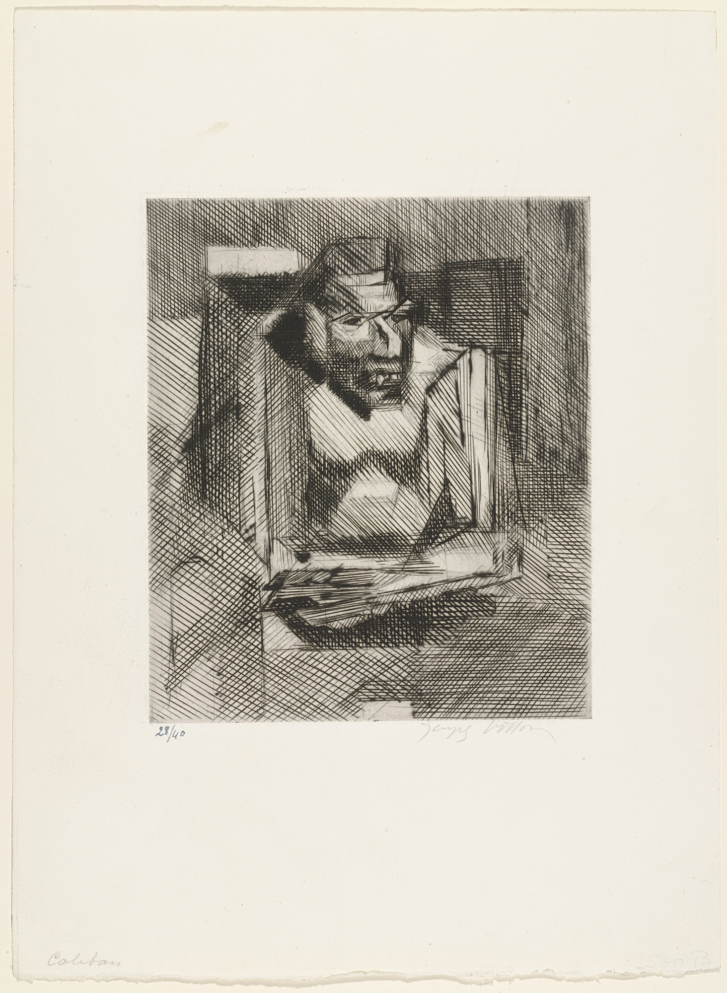 Jacques Villon. Caliban