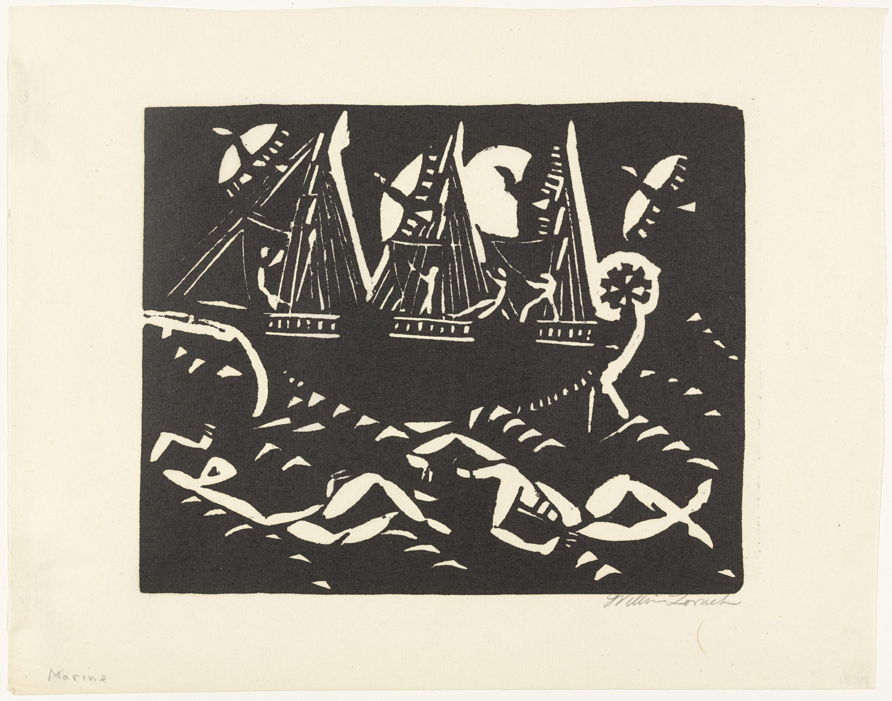 William Zorach. Marine. c. 1916