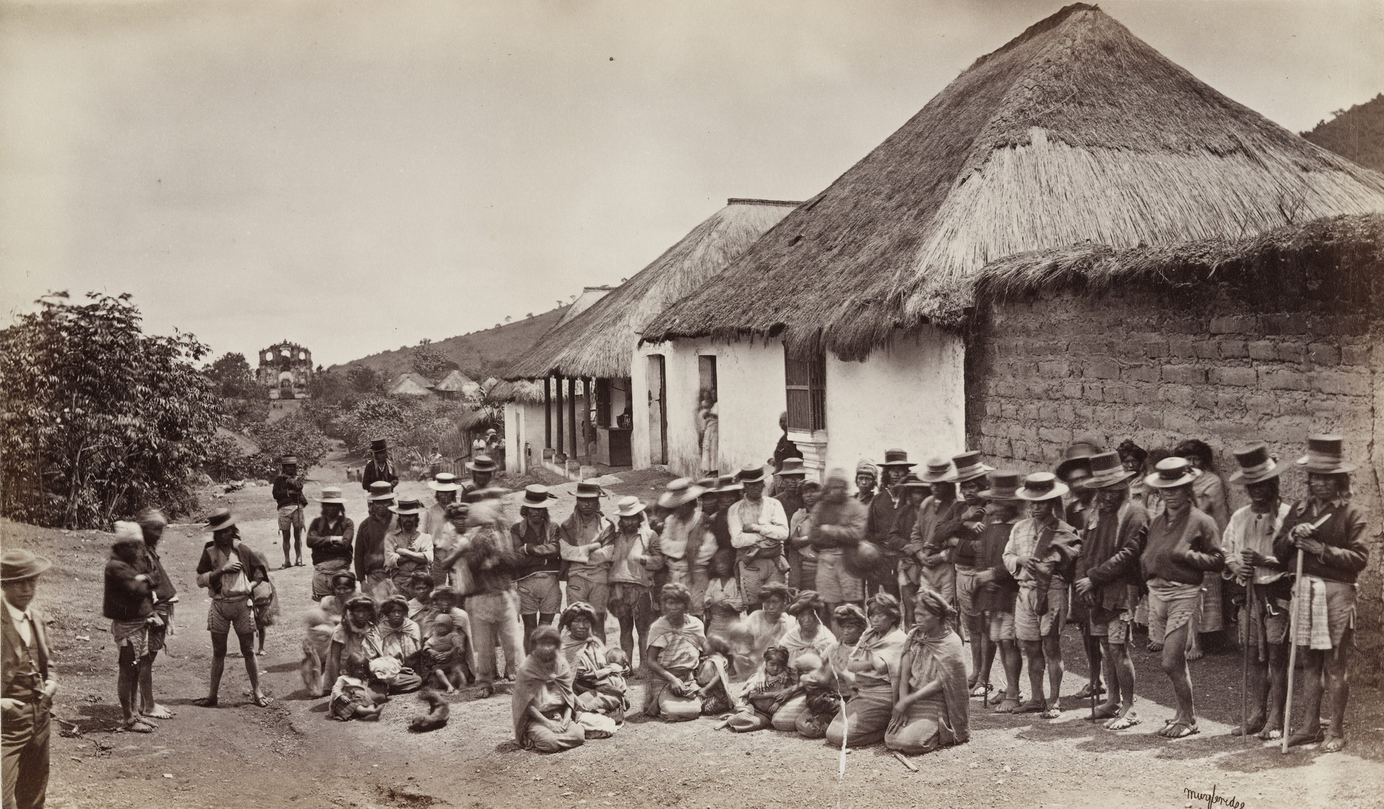 Eadweard J. Muybridge. A Fete Day with the Coffee Pickers, Santa Maria