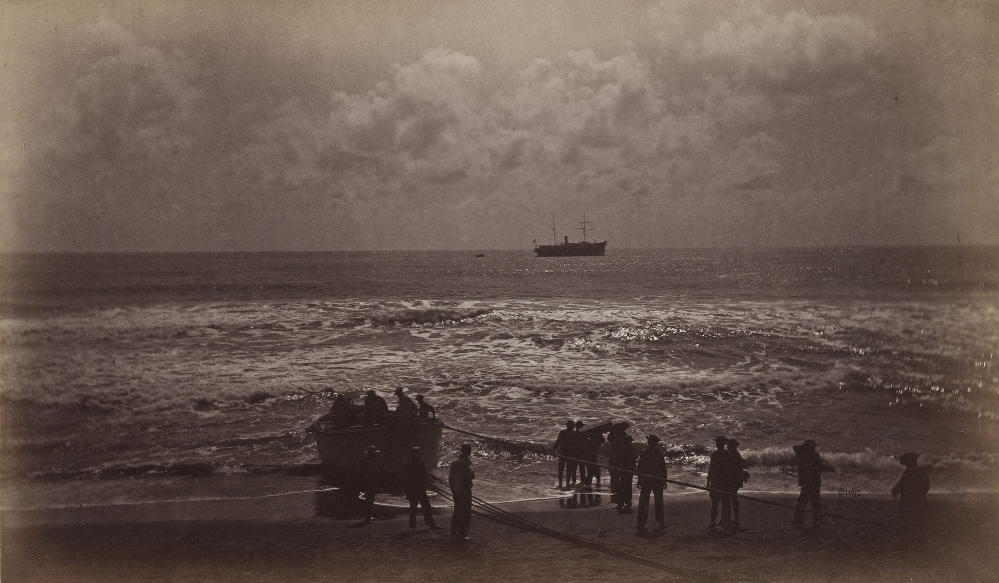 Eadweard J. Muybridge. Evening at San Benito
