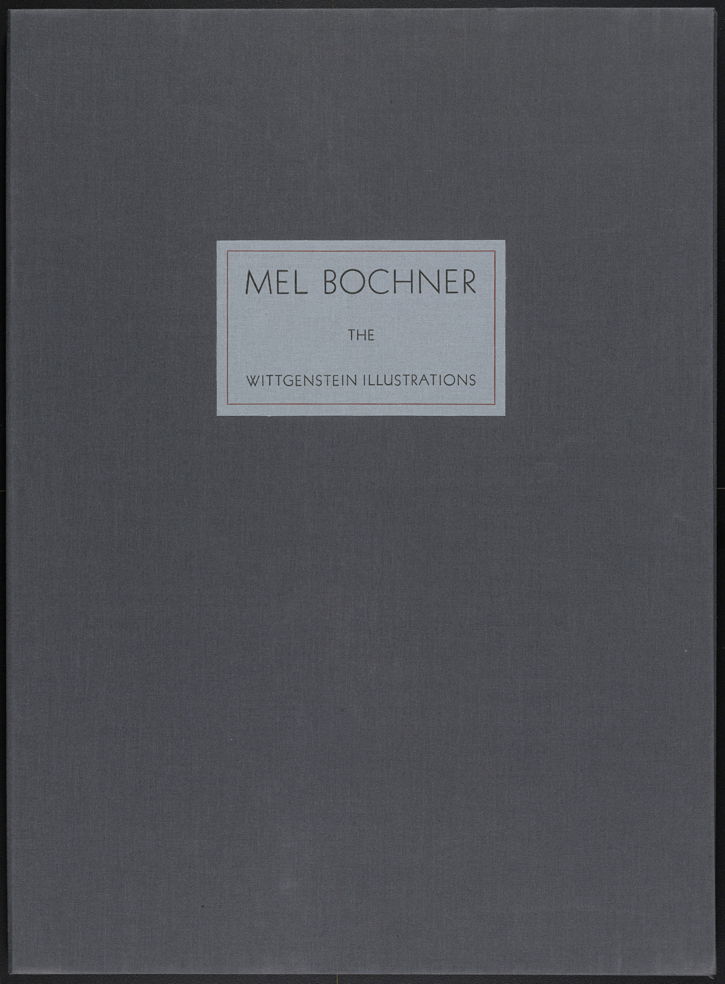 Mel Bochner. On Certainty/Über Gewissheit and supplementary suite Counting Alternatives: The Wittgenstein Illustrations