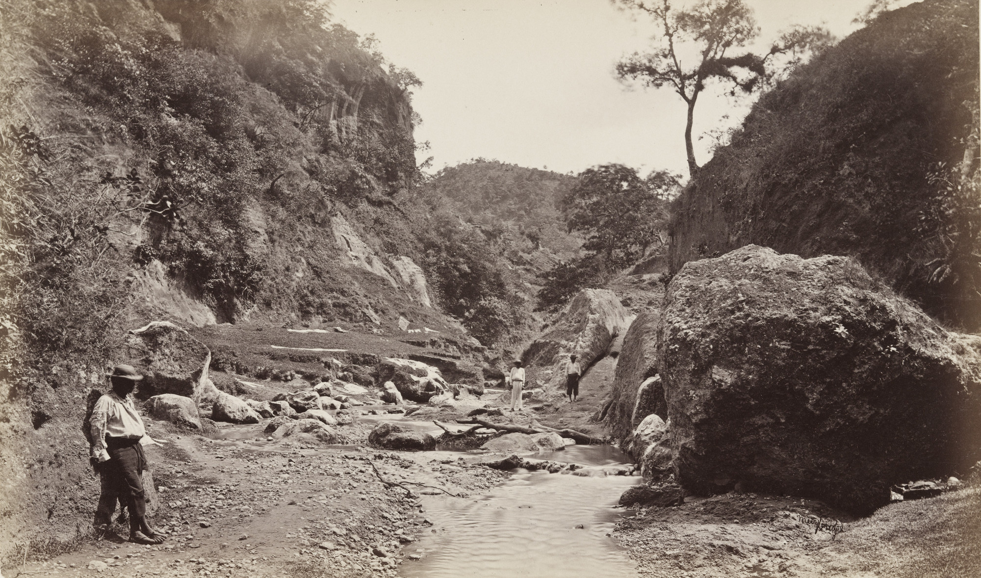 Eadweard J. Muybridge. Baranca of Ynsiensi, Guatemala