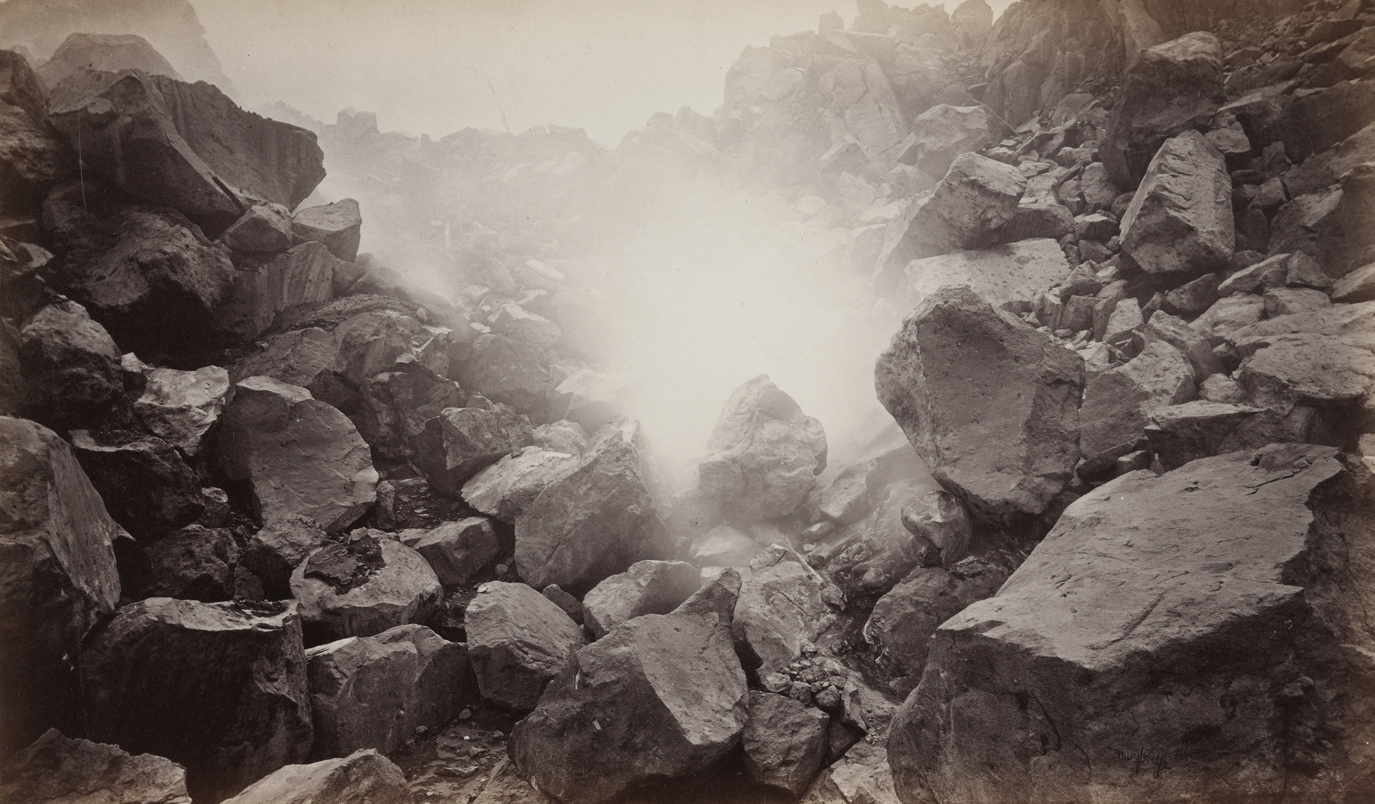 Eadweard J. Muybridge. Crater of the Volcan Quezaltenango