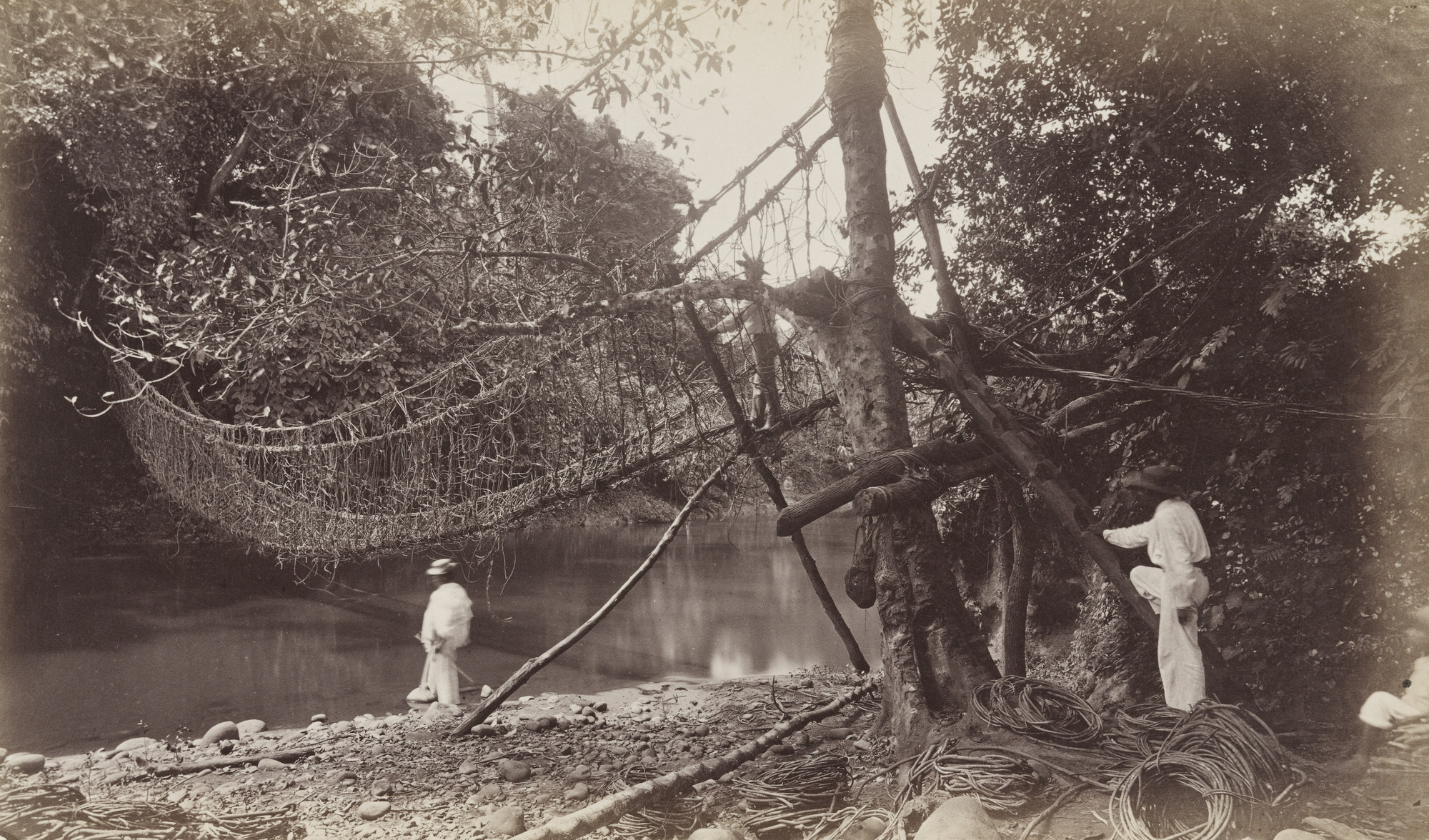 Eadweard J. Muybridge. Bridge over the Rio Oscito, Retalhuleu