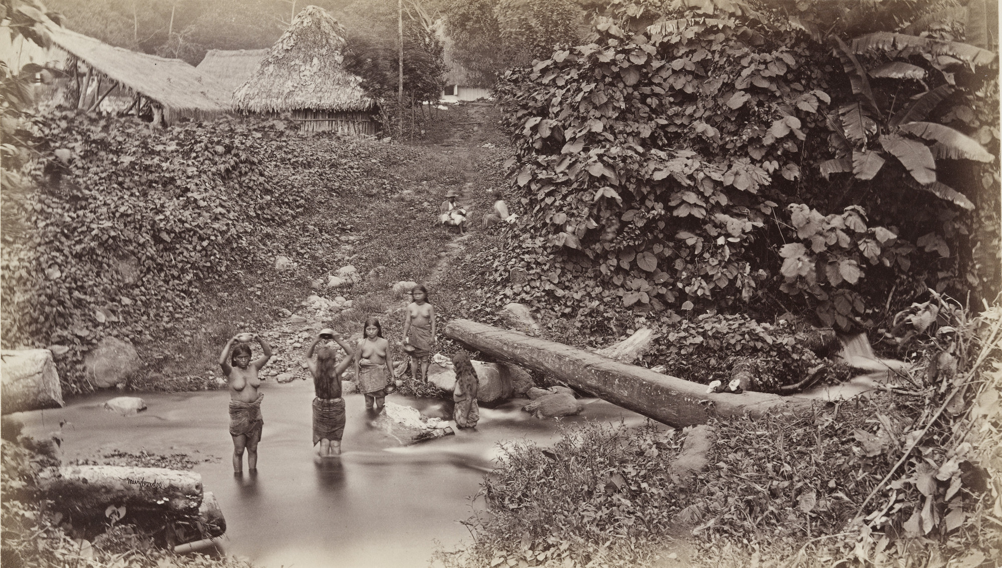 Eadweard J. Muybridge. A Roadside Scene, San Isidro