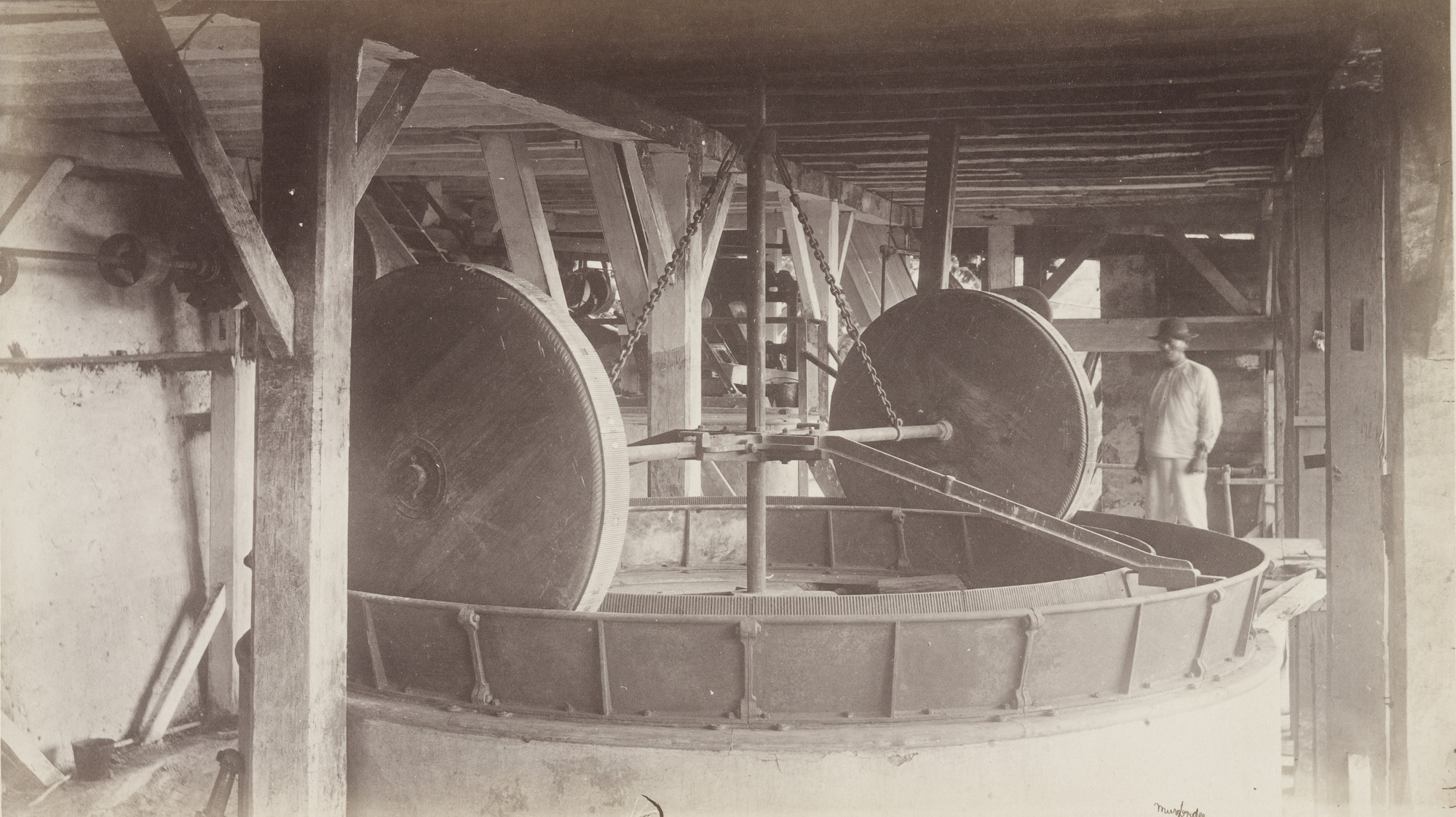 Eadweard J. Muybridge. Machinery for Husking Coffee, Las Nubes