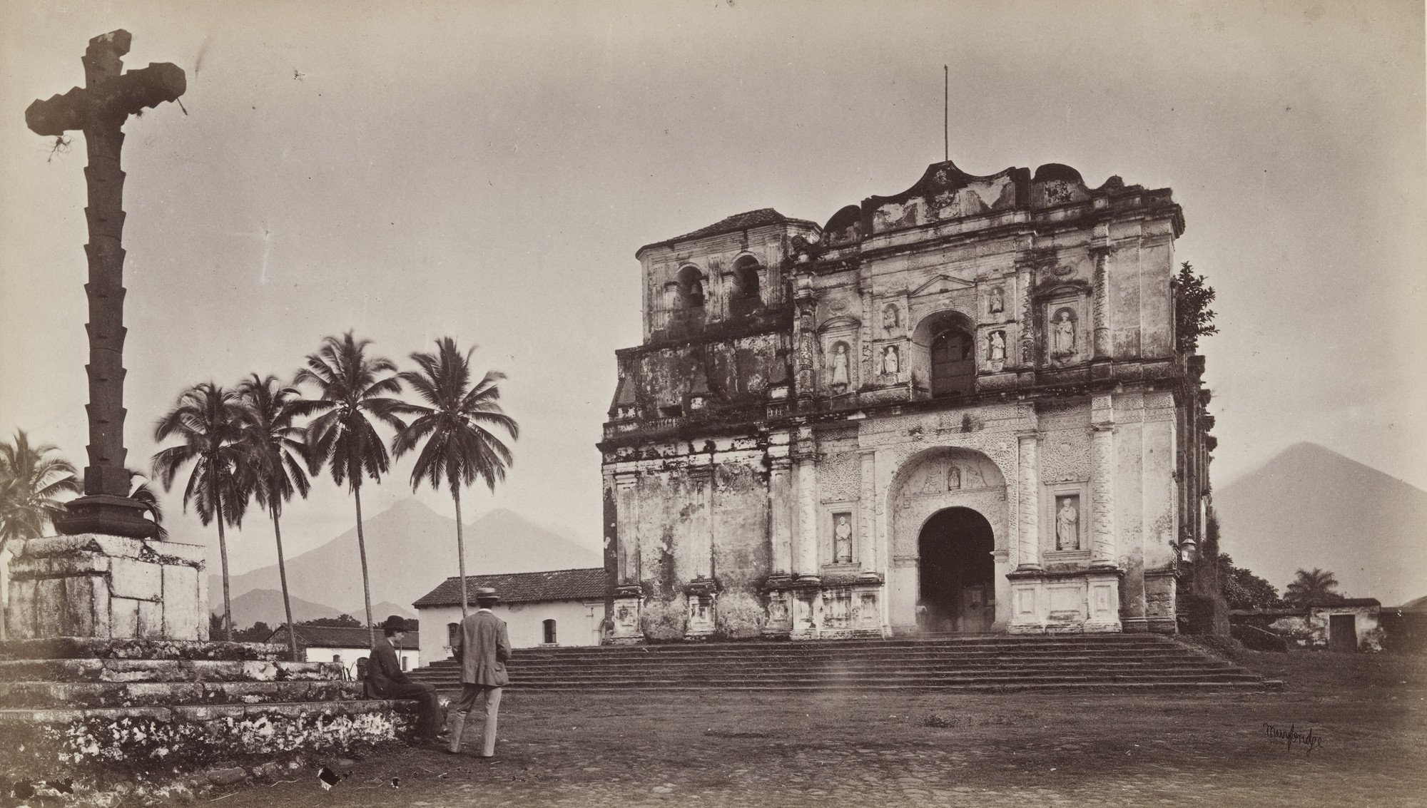 Eadweard J. Muybridge. Cathedral, Escuintla