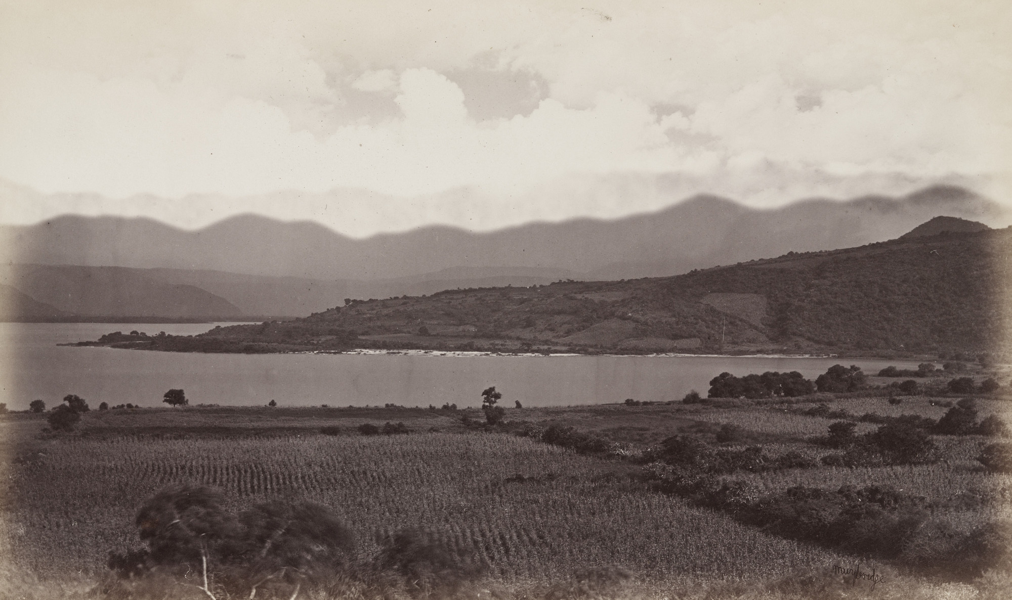 Eadweard J. Muybridge. Lake Amatitlán