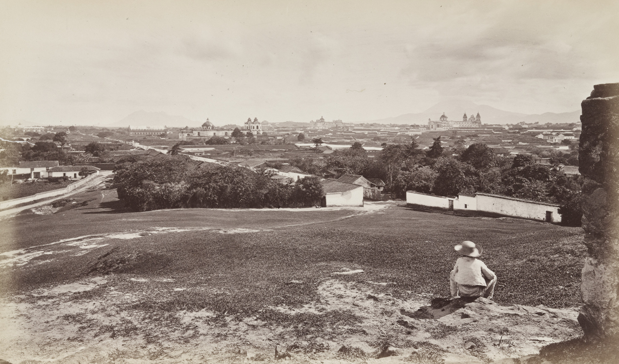 Eadweard J. Muybridge. City of Guatemala from Cerro del Carmen
