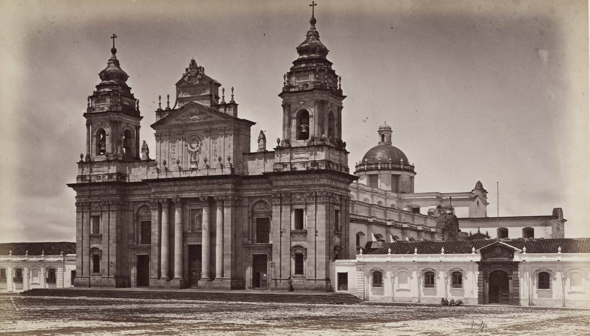 Eadweard J. Muybridge. Cathedral, Guatemala