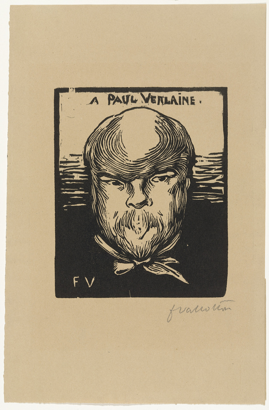 Félix Vallotton. To Paul Verlaine (A Paul Verlaine). 1891