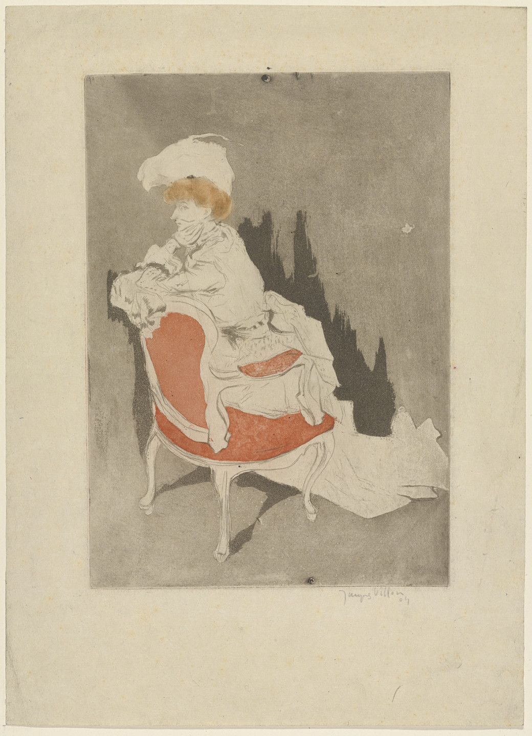 Jacques Villon. La Parisienne (Yvonne Duchamp-Villon). 1904