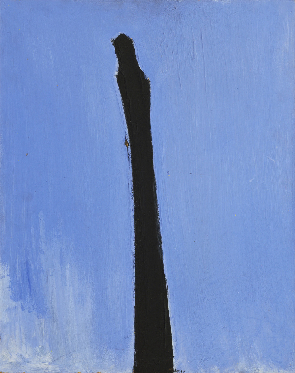 Michael Gross. Small Figure on Blue. 1964