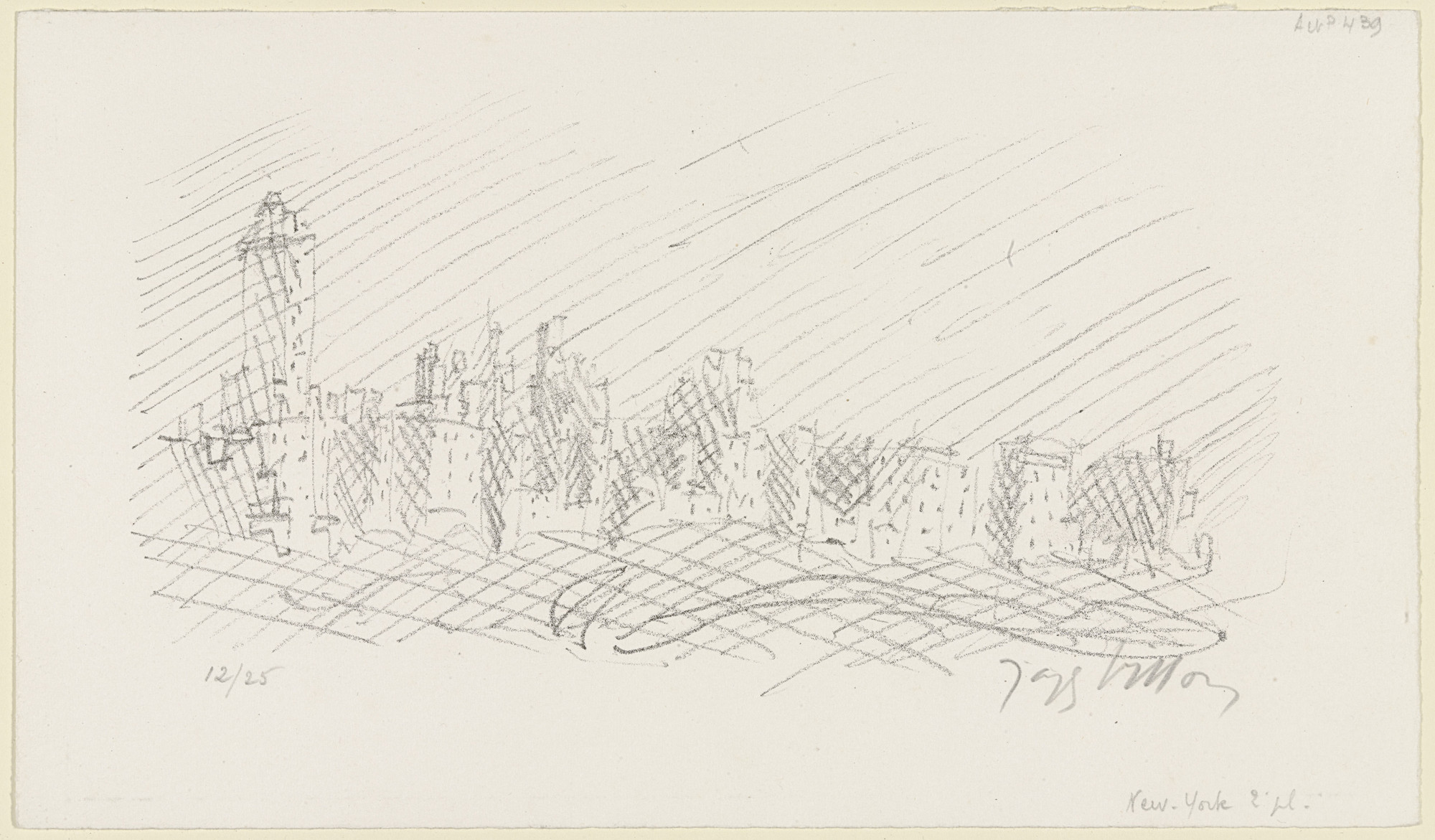 Jacques Villon. New York