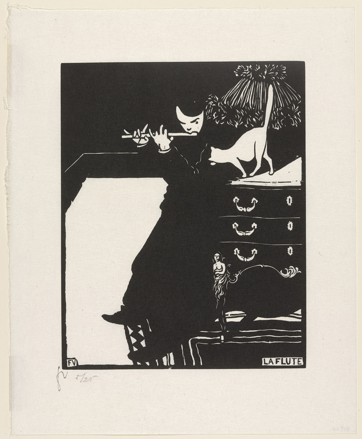 Félix Vallotton. The Flute (La Flute). 1896