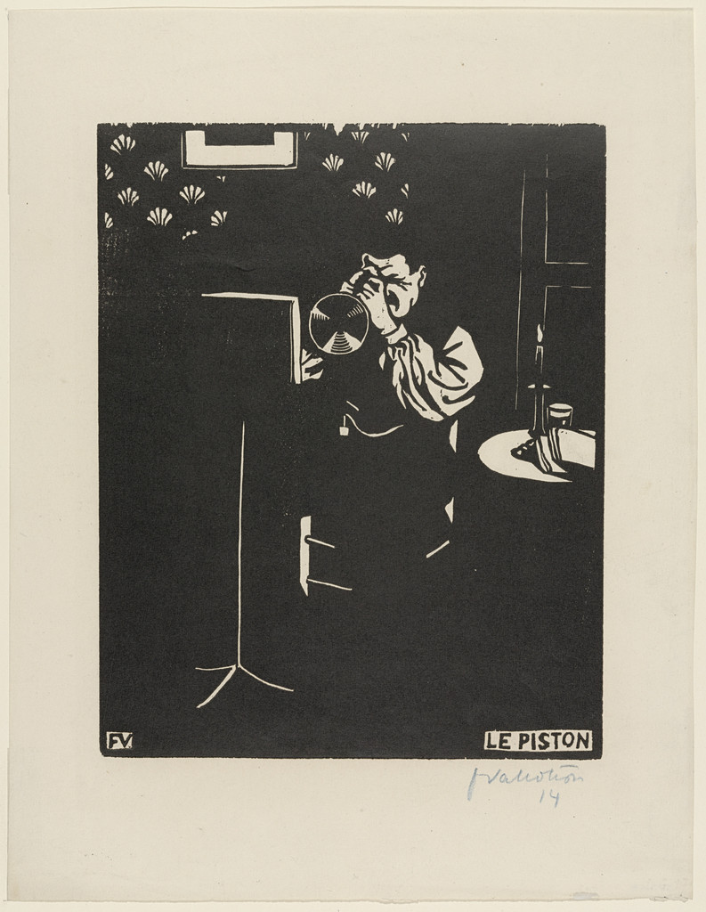 The Cornet ,plate VI from the series Six Instruments of Music