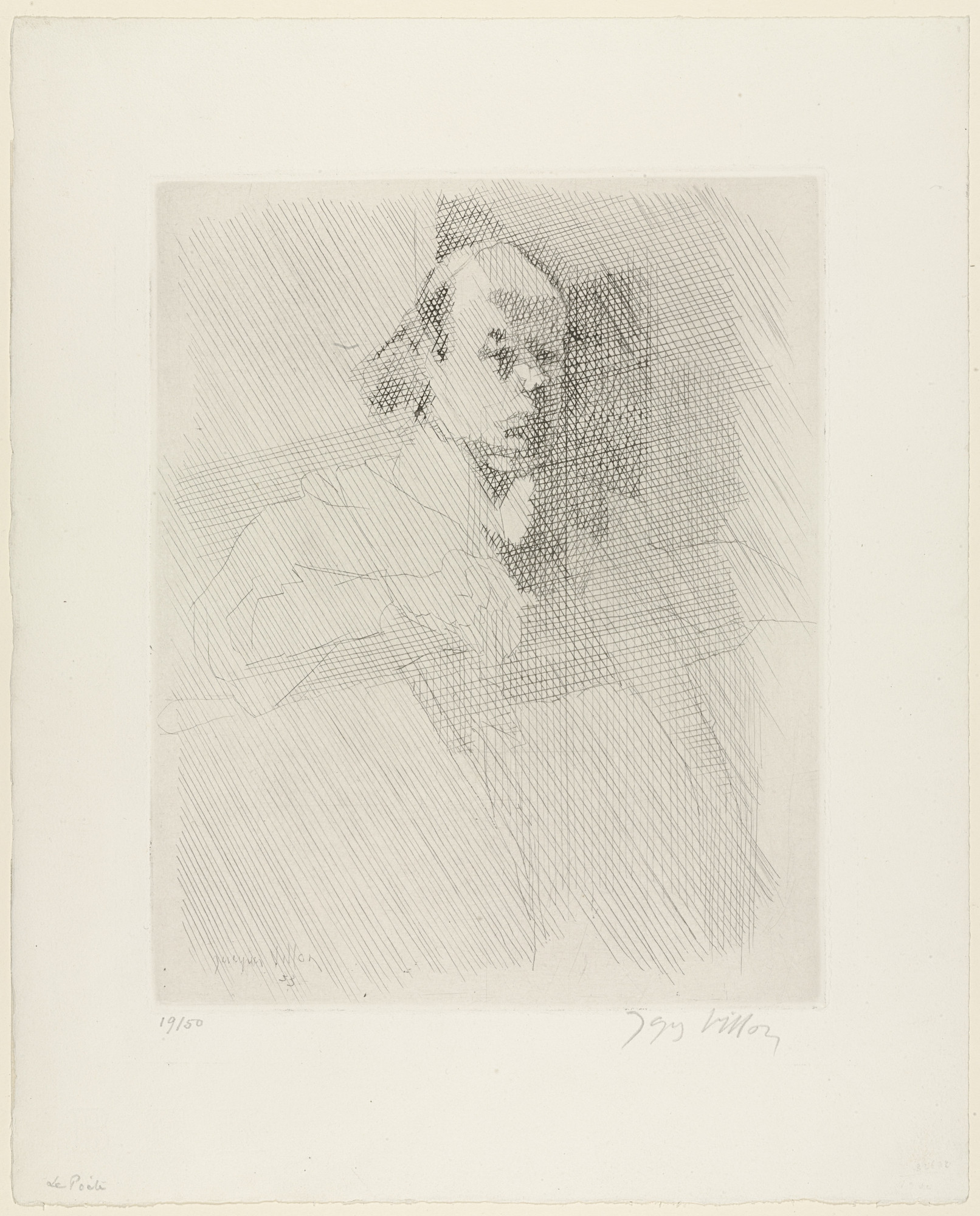 Jacques Villon. The Poet (Le Poète)