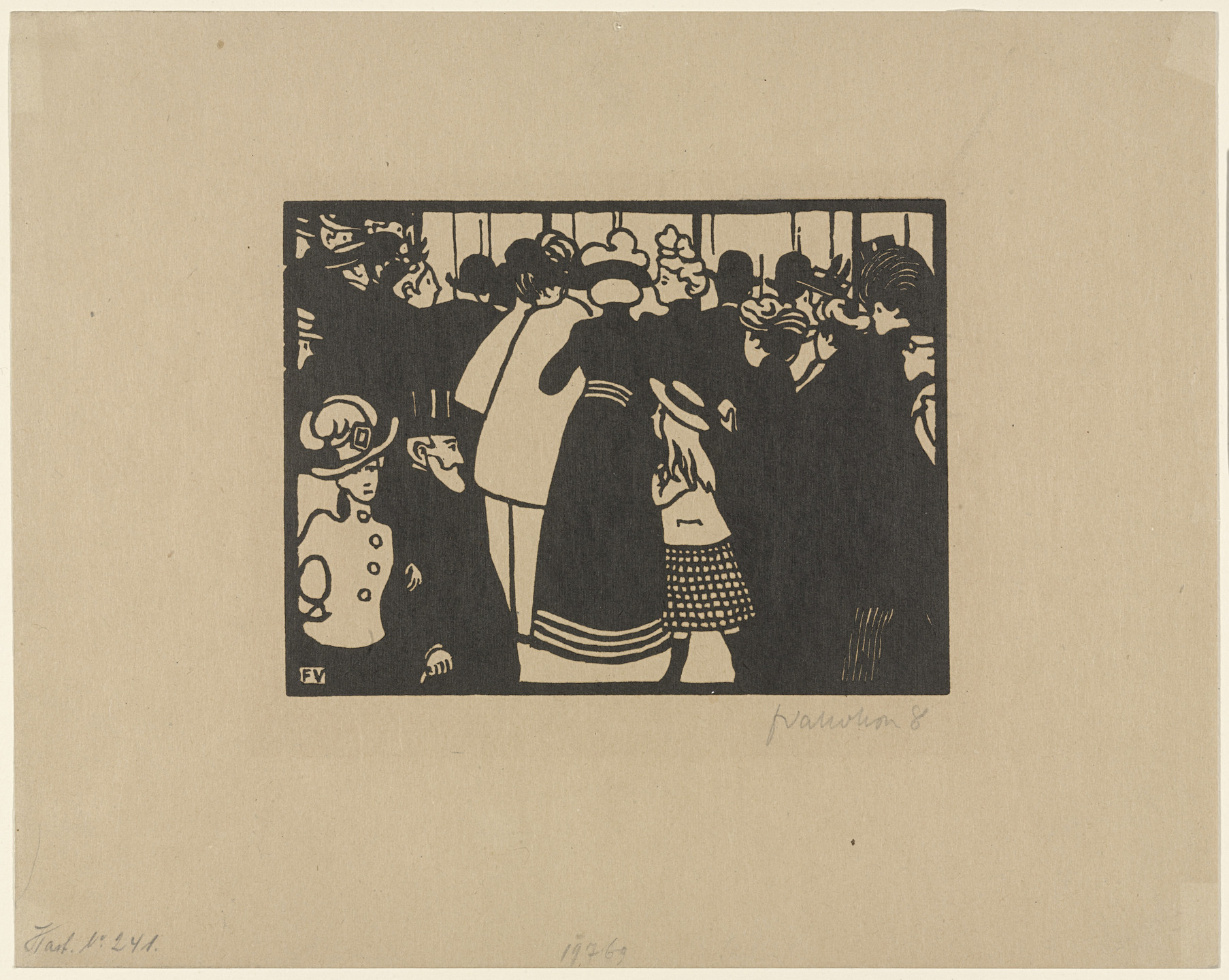 Félix Vallotton. Lalique's Window (plate III) from The World's Fair (L'Exposition Universelle). 1901