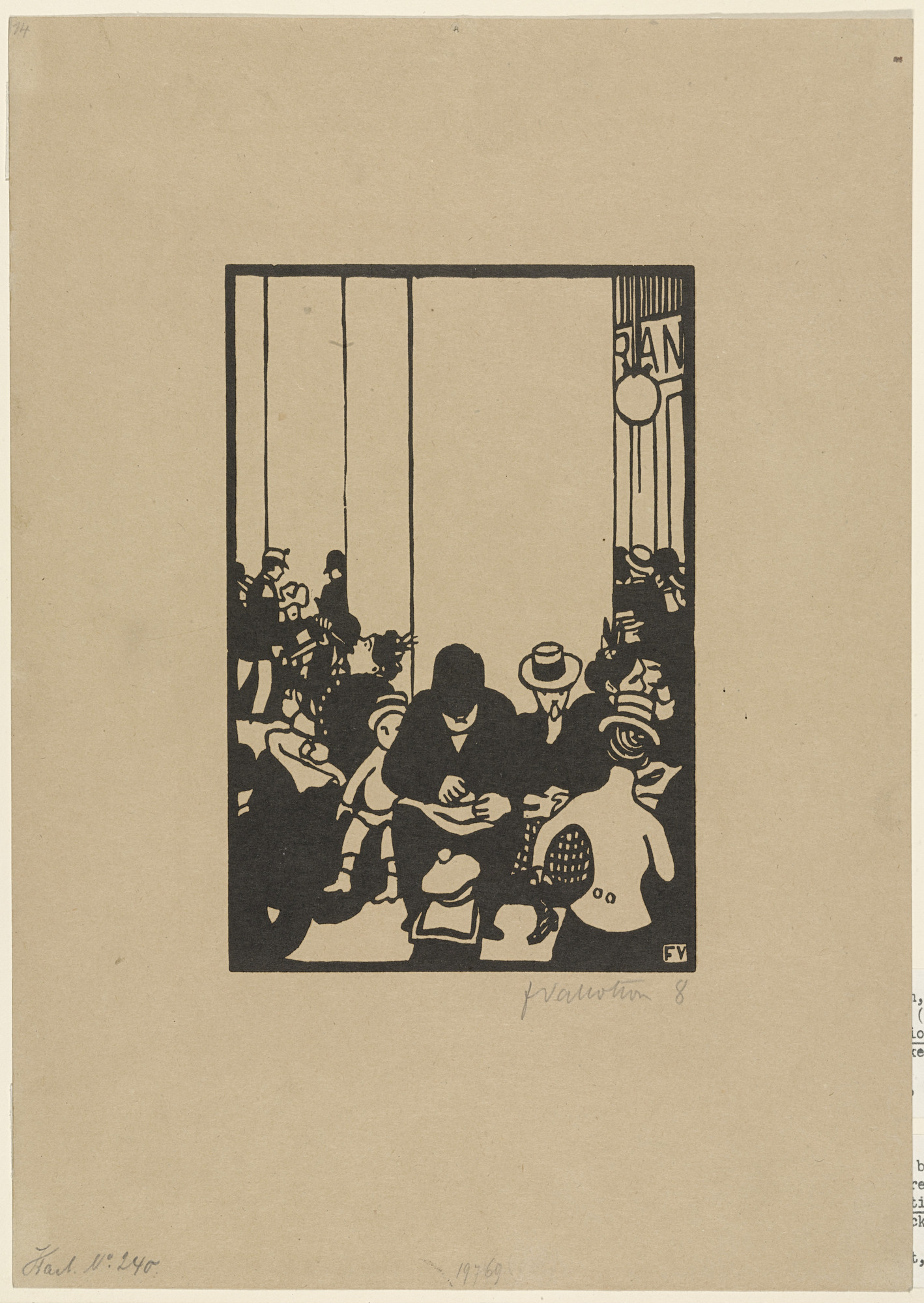 Félix Vallotton. Five O'Clock (plate IV) from The World's Fair (L