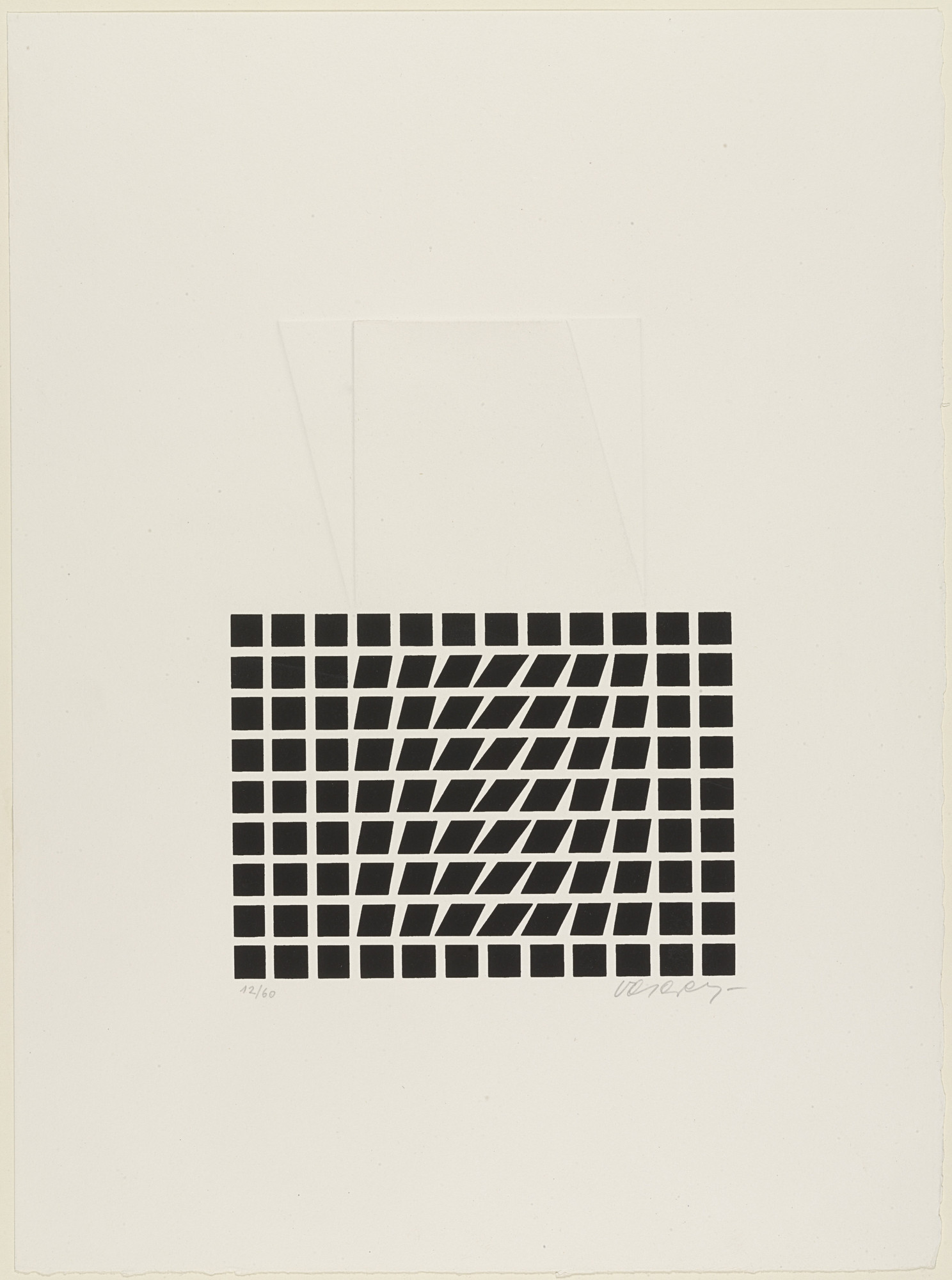 Victor Vasarely. Sign 13