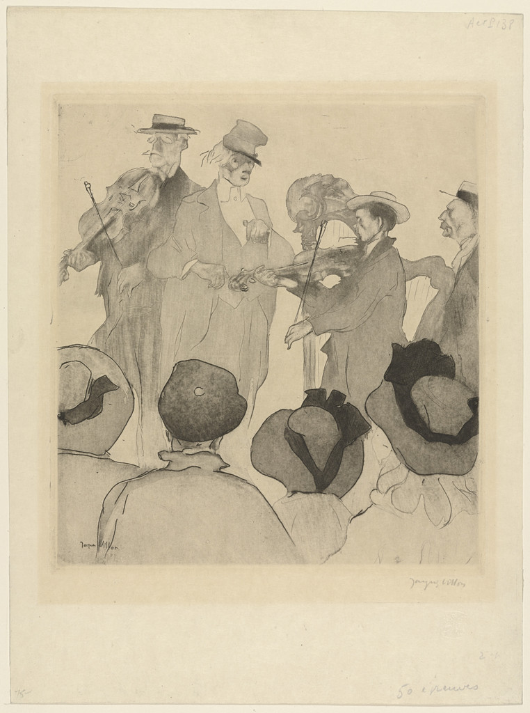 Concert on the Beach (Croquis de plage, mère et enfant)