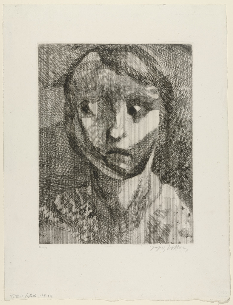 Head of a Young Girl (Tête de fillette)