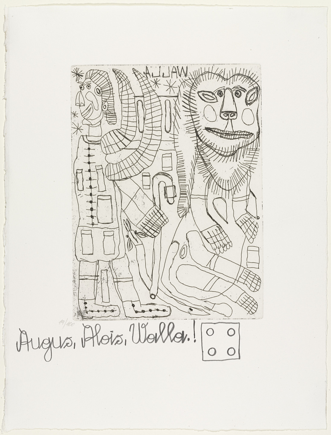 August Walla. Augus, Alois, Walla!. (c. 1984-85)