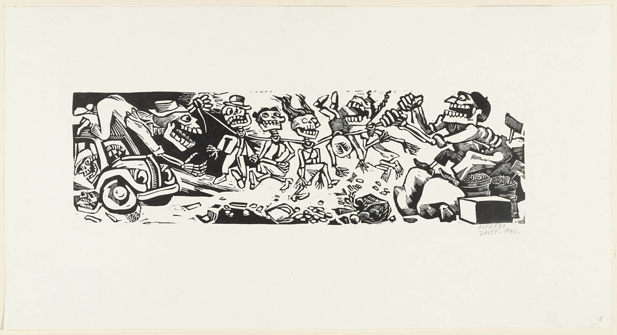 Alfredo Zalce. Bus Drivers and Shopkeepers