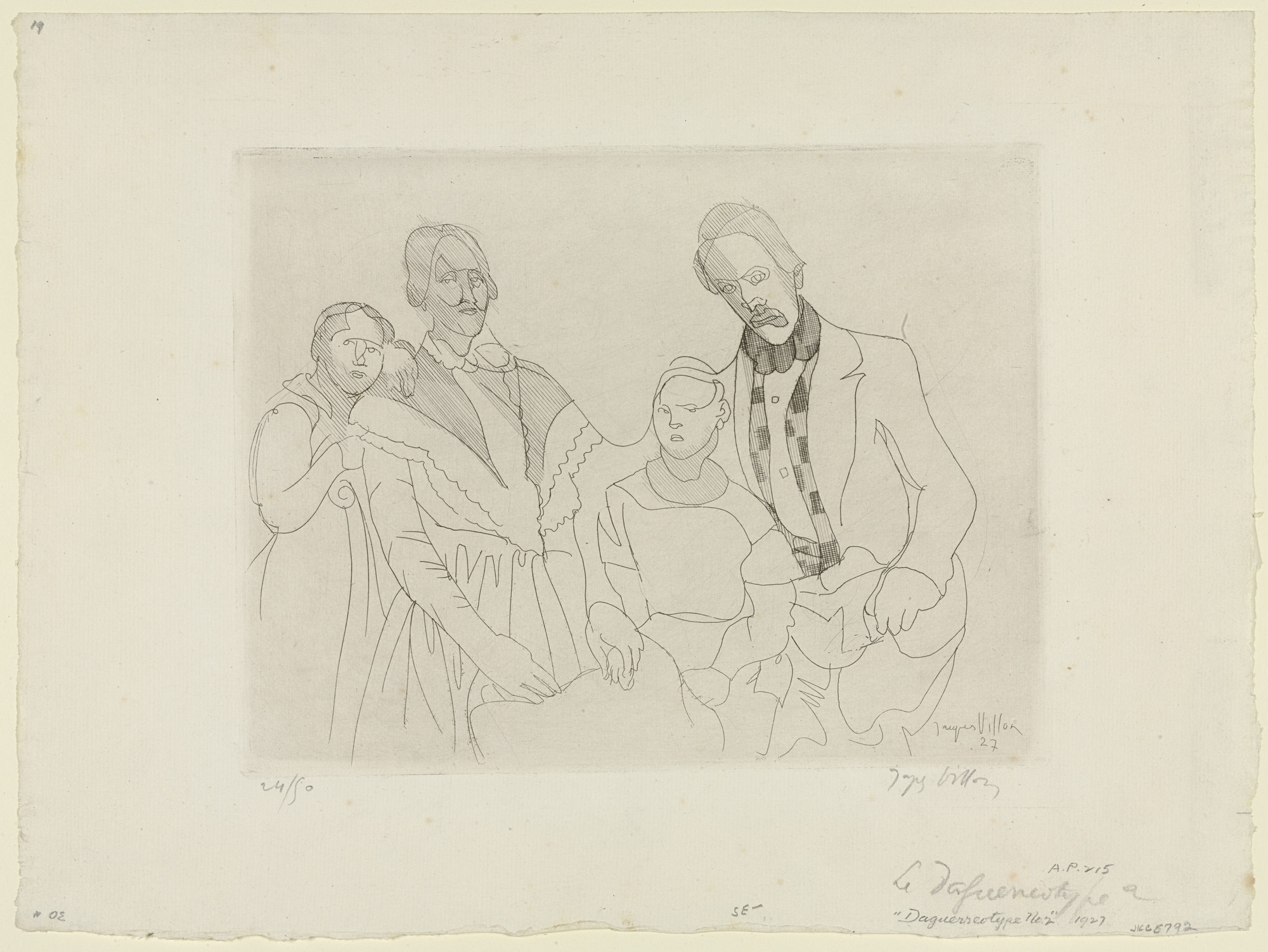 Jacques Villon. Daguerreotype No. 2 (Daguerréotype No. 2)