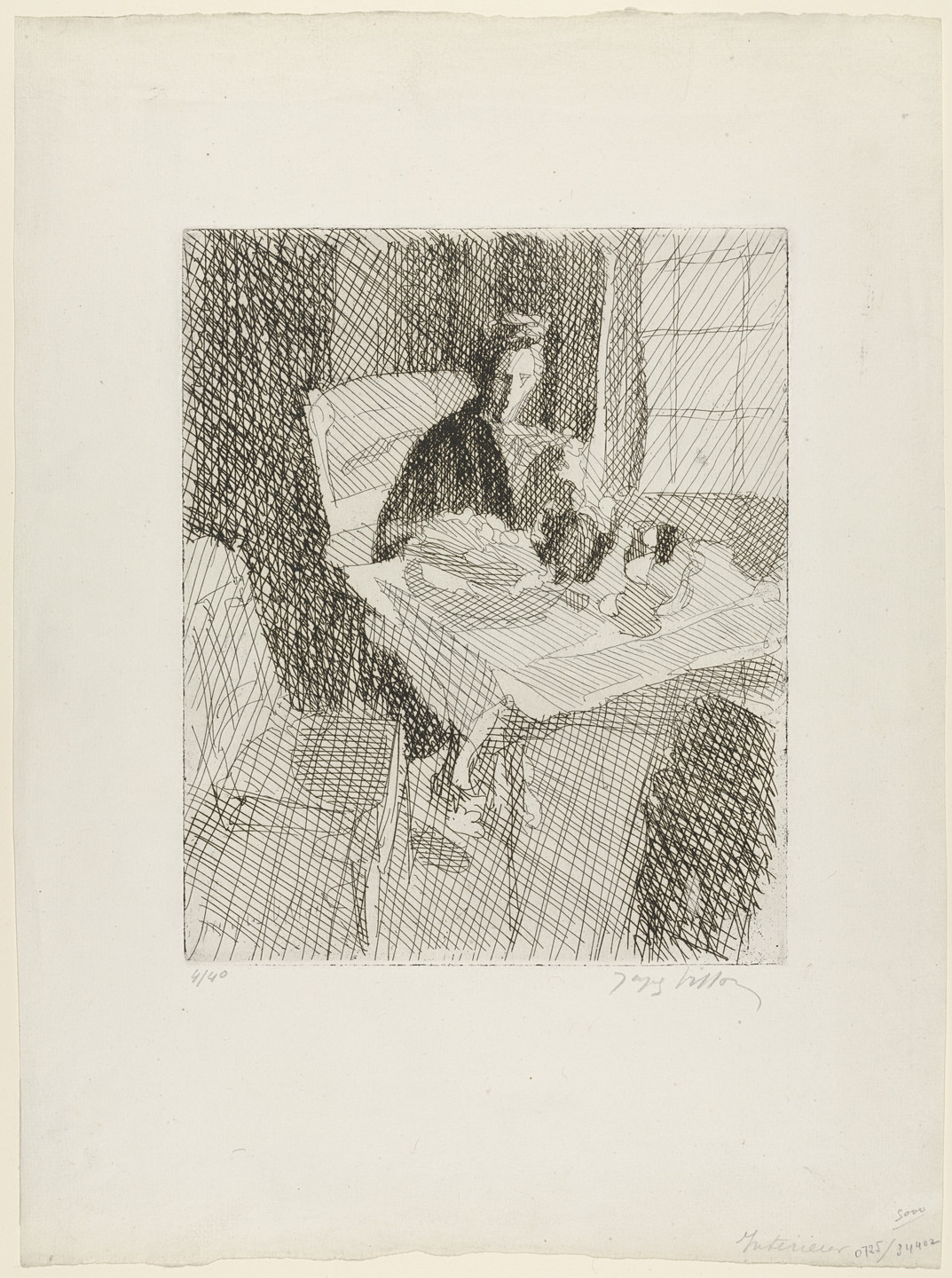 Jacques Villon. Interior (Intérieur). 1943