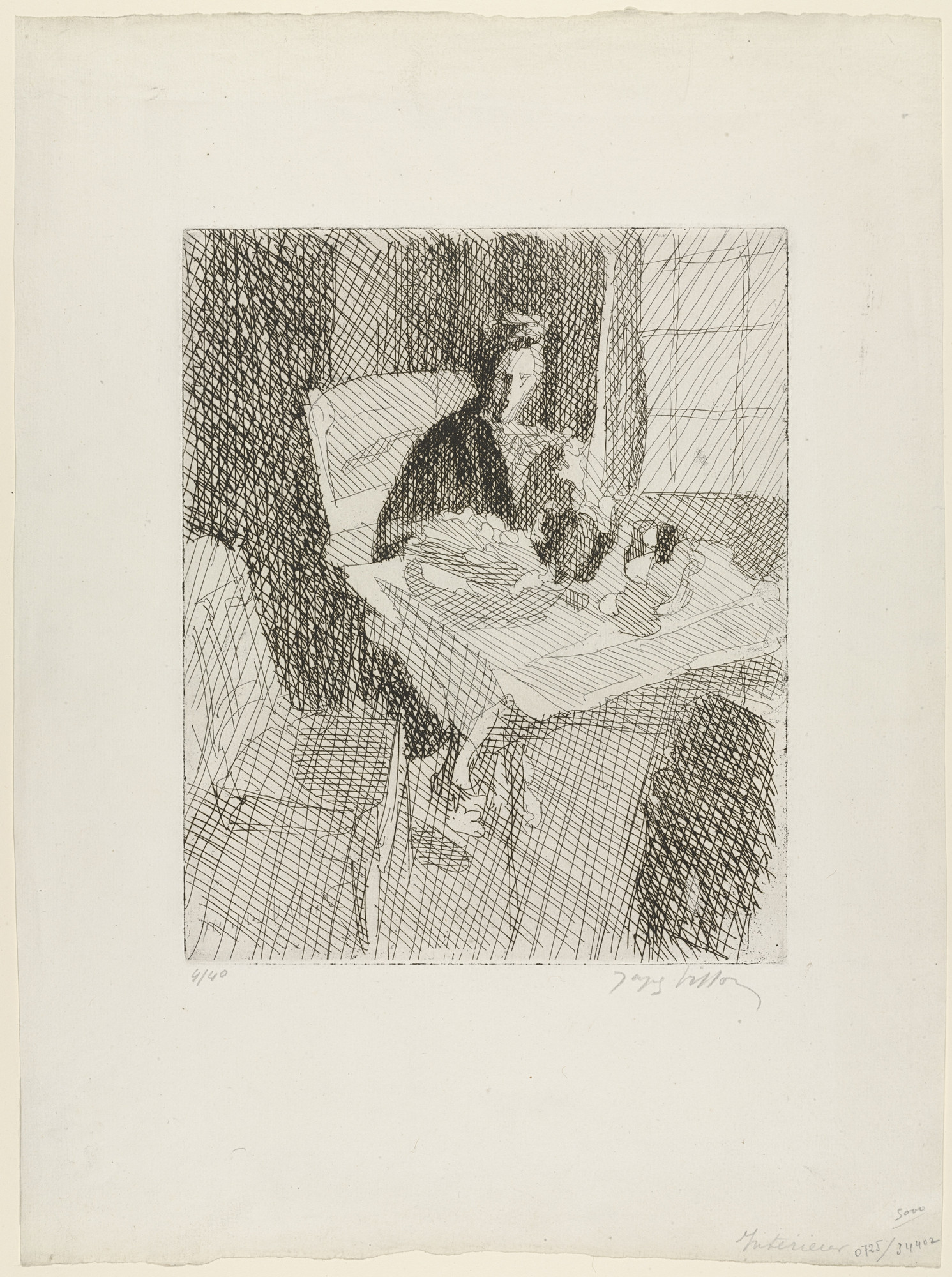 Jacques Villon. Interior ( Intérieur )