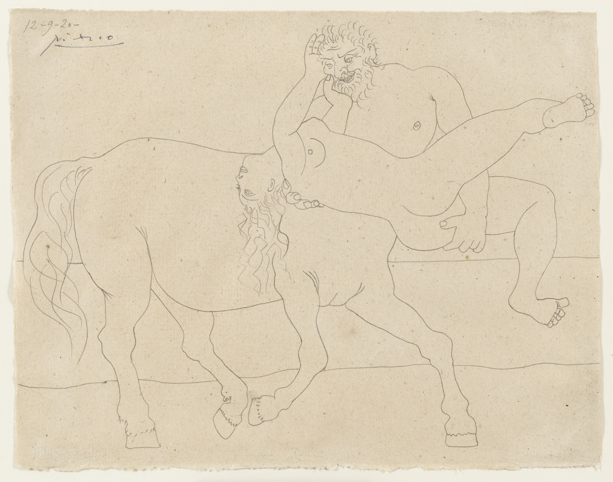 Pablo Picasso. Nessus and Dejanira