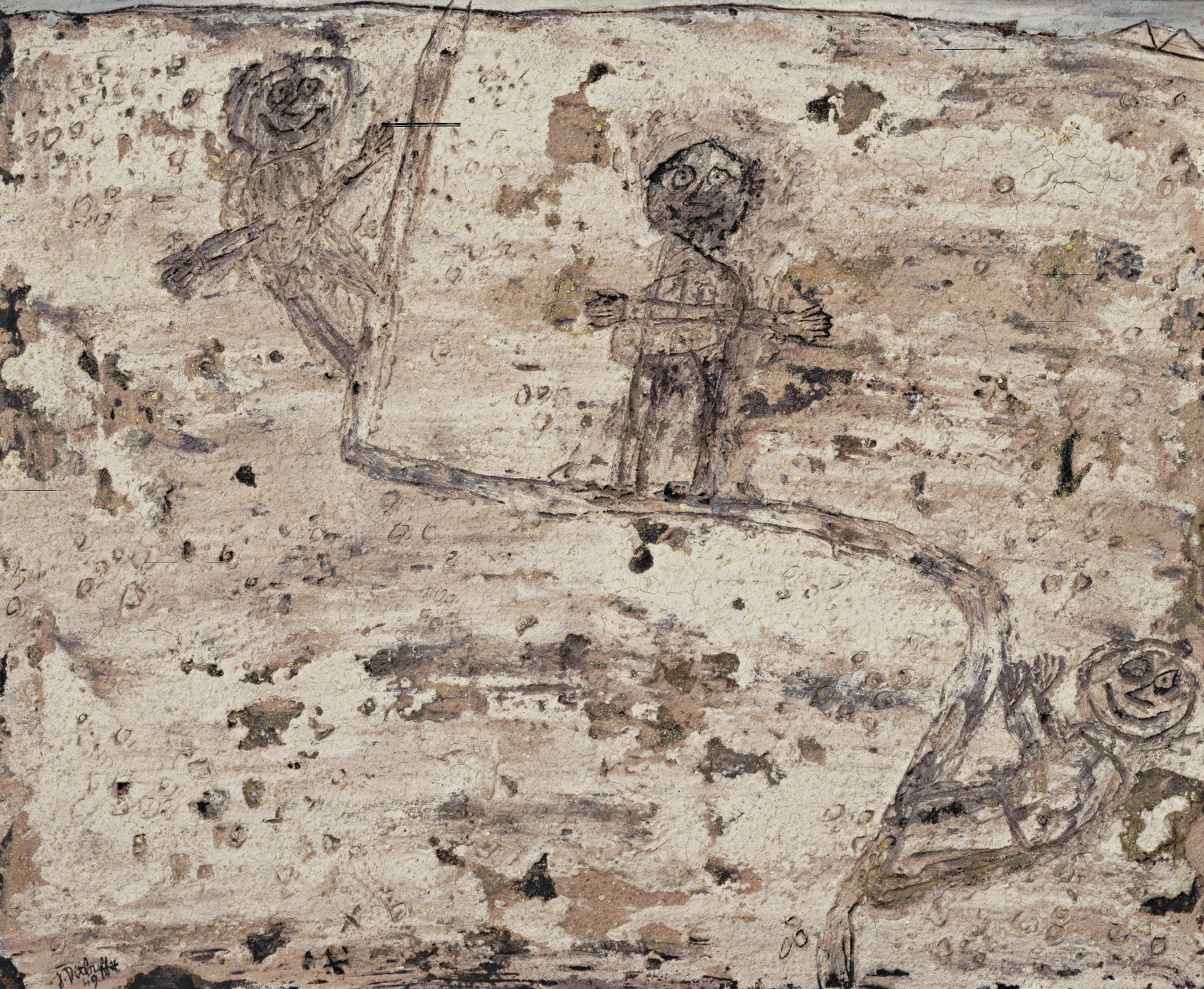 Jean Dubuffet. The Desert Track. 1949