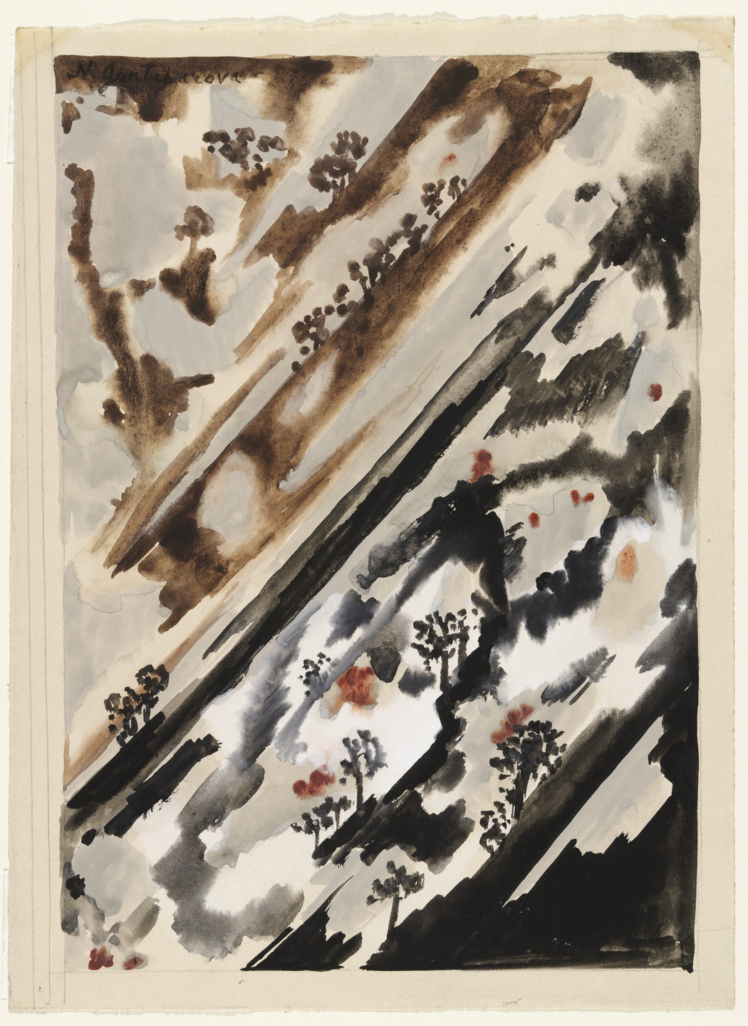 Natalia Goncharova. Composition. 1920